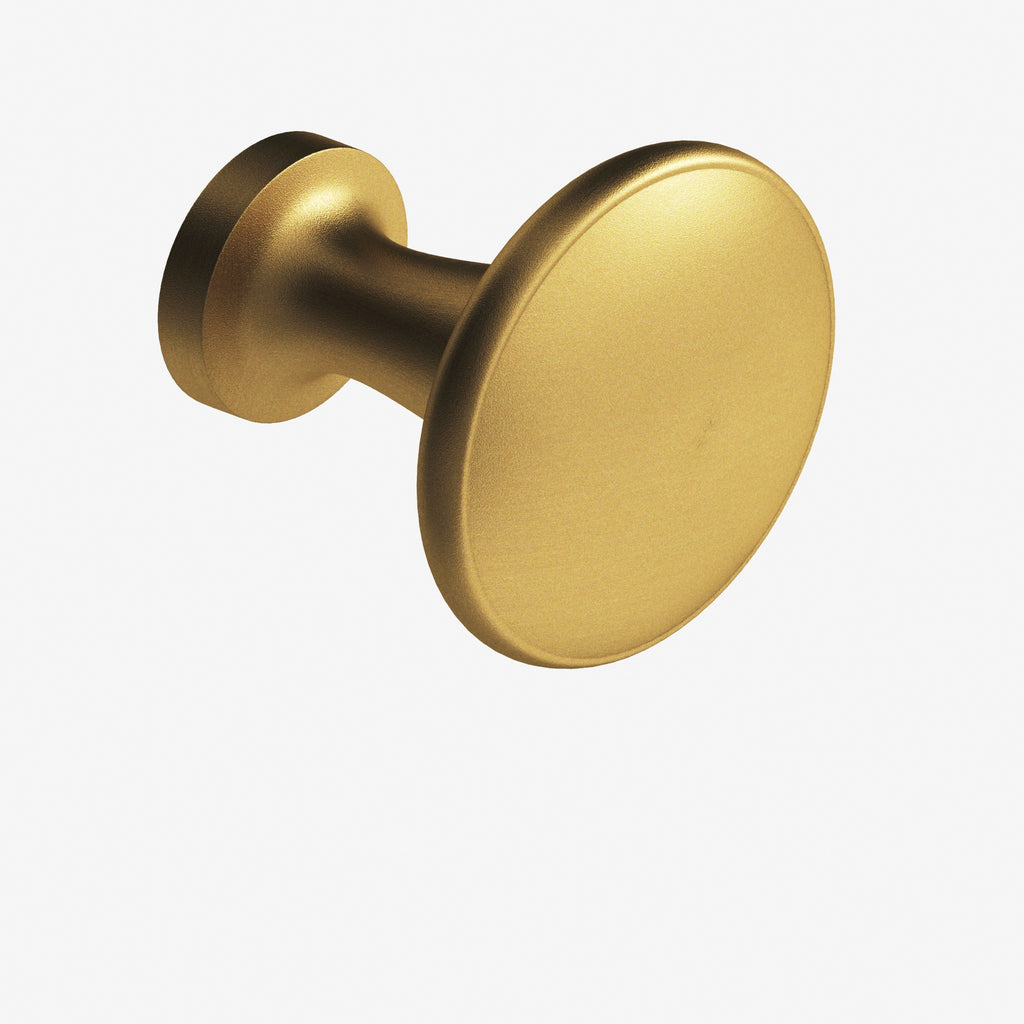Colonial Bronze Series 137 1.0625" Round Cabinet Knob Frost Brass™ / 1.0625"