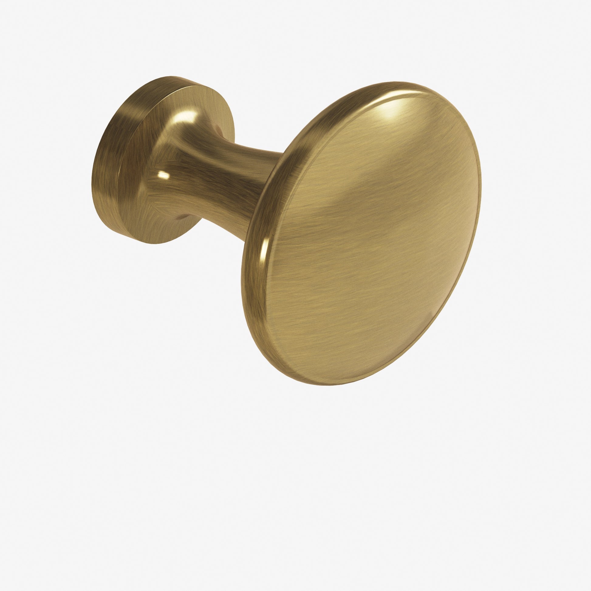 Colonial Bronze Series 140 1.375" Round Cabinet Knob Back-To-Back Shower Kit Antique Brass / 1.375"