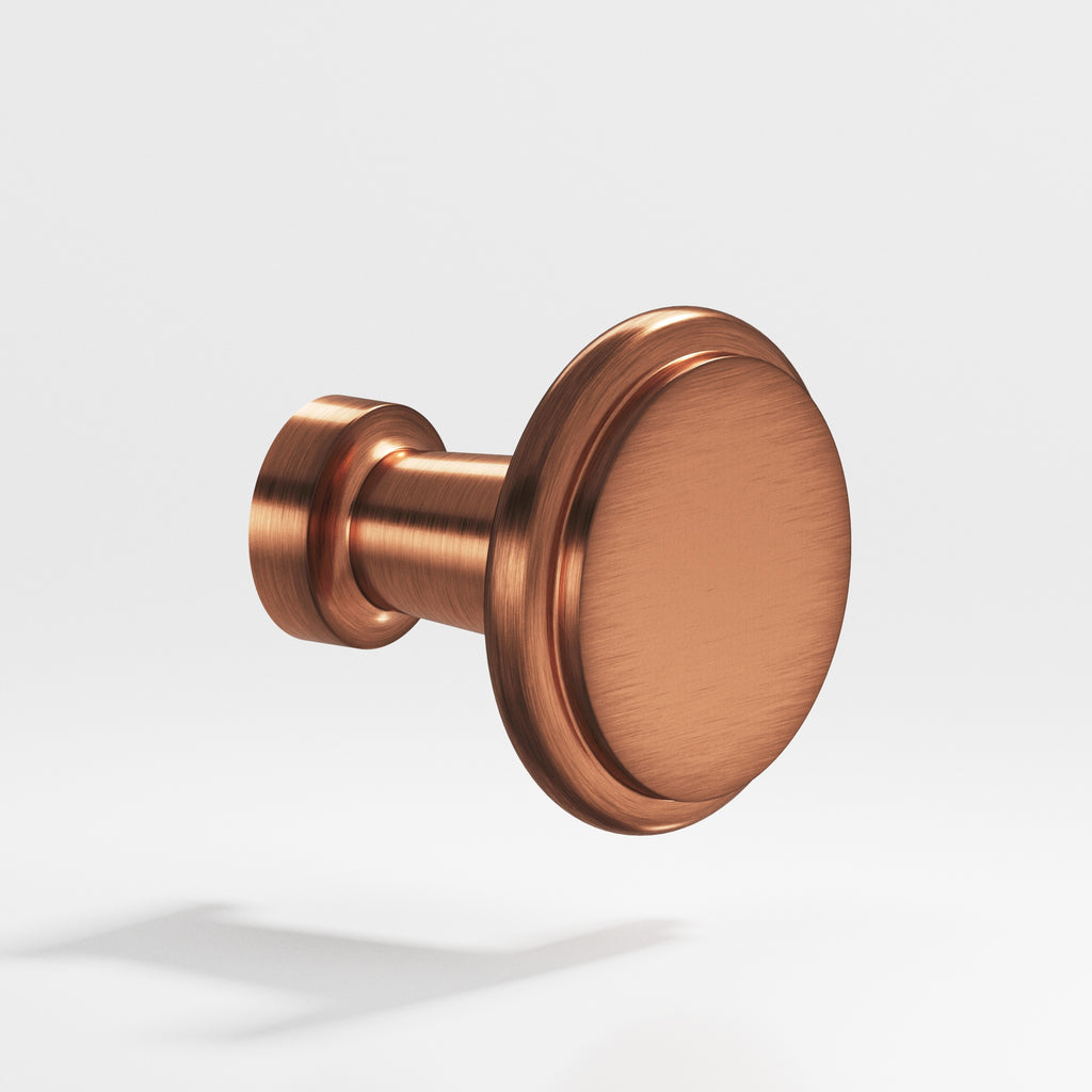Colonial Bronze Series 138 1.0625" Round Cabinet Knob Antique Copper / 1.0625"