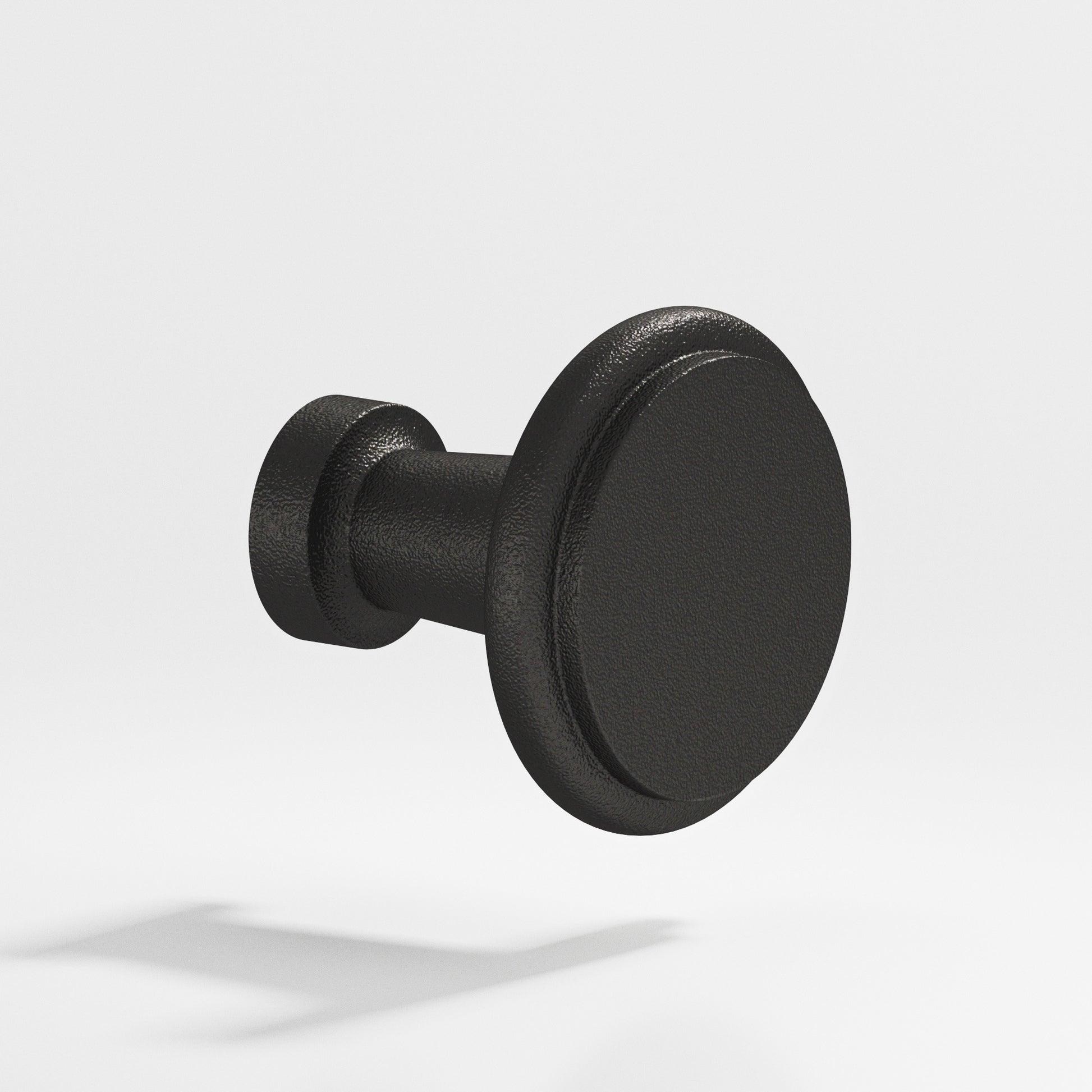 Colonial Bronze Series 138 1.0625" Round Cabinet Knob Frost Black™ / 1.0625"