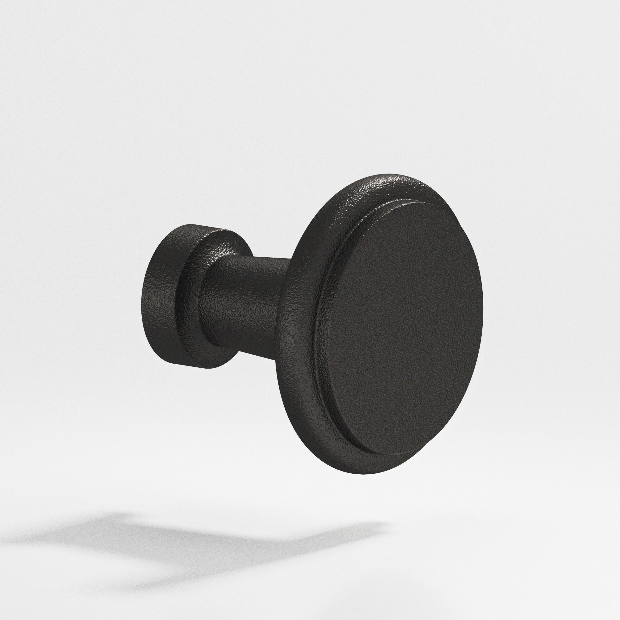 Colonial Bronze Series 138 1.0625" Round Cabinet Knob Frost Black™ / 1.0625"