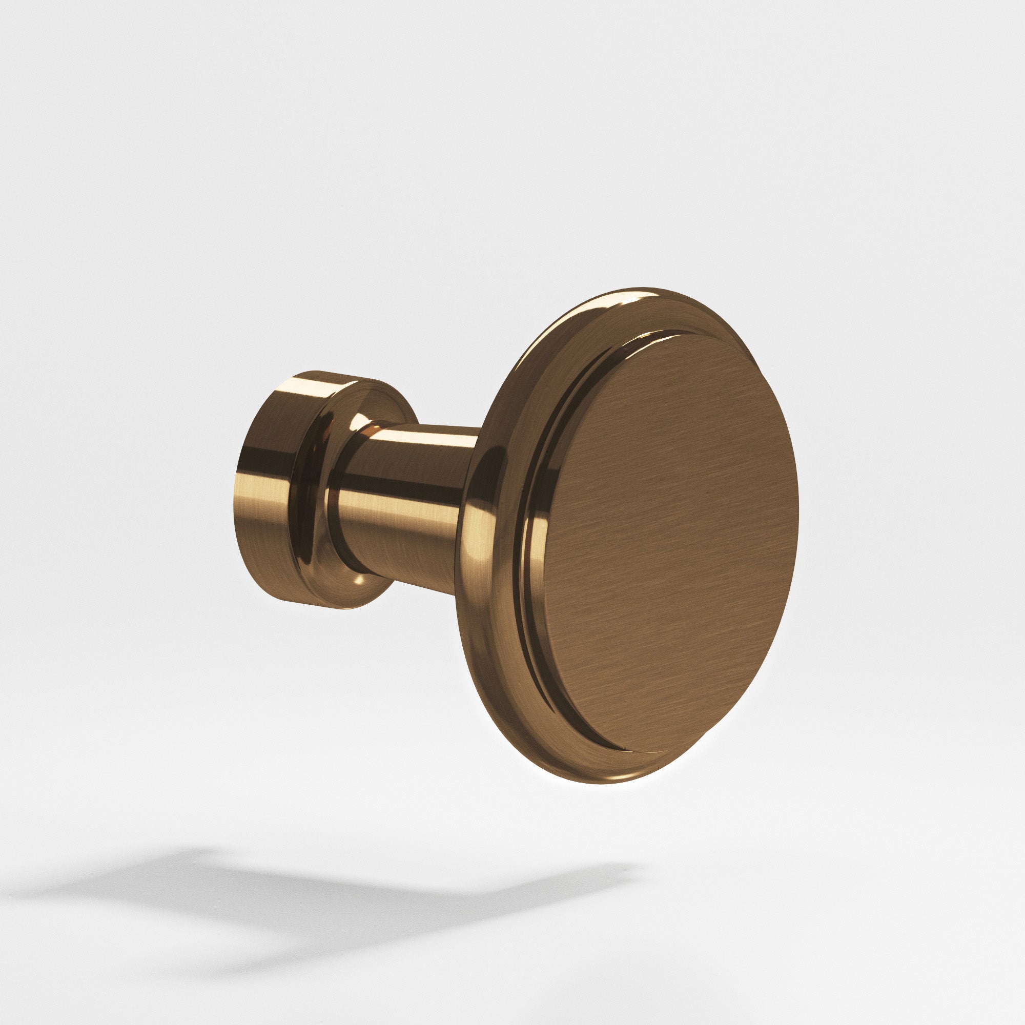 Colonial Bronze Series 138 1.0625" Round Cabinet Knob Light Statuary Bronze / 1.0625"