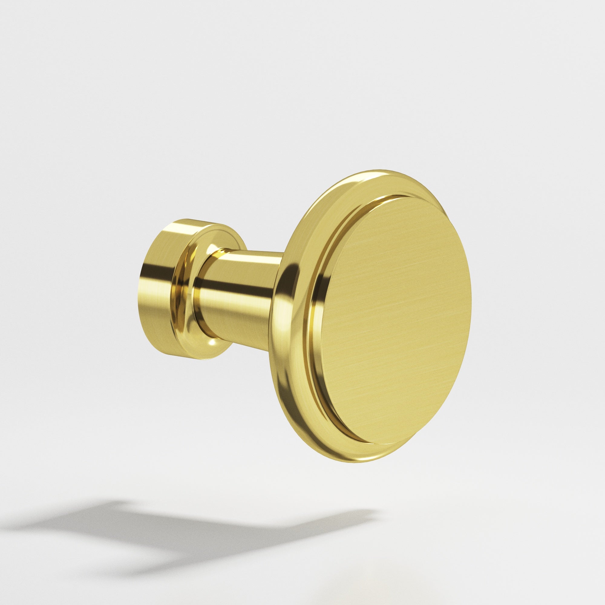 Colonial Bronze Series 138 1.0625" Round Cabinet Knob Unlacquered Polished Brass / 1.0625"