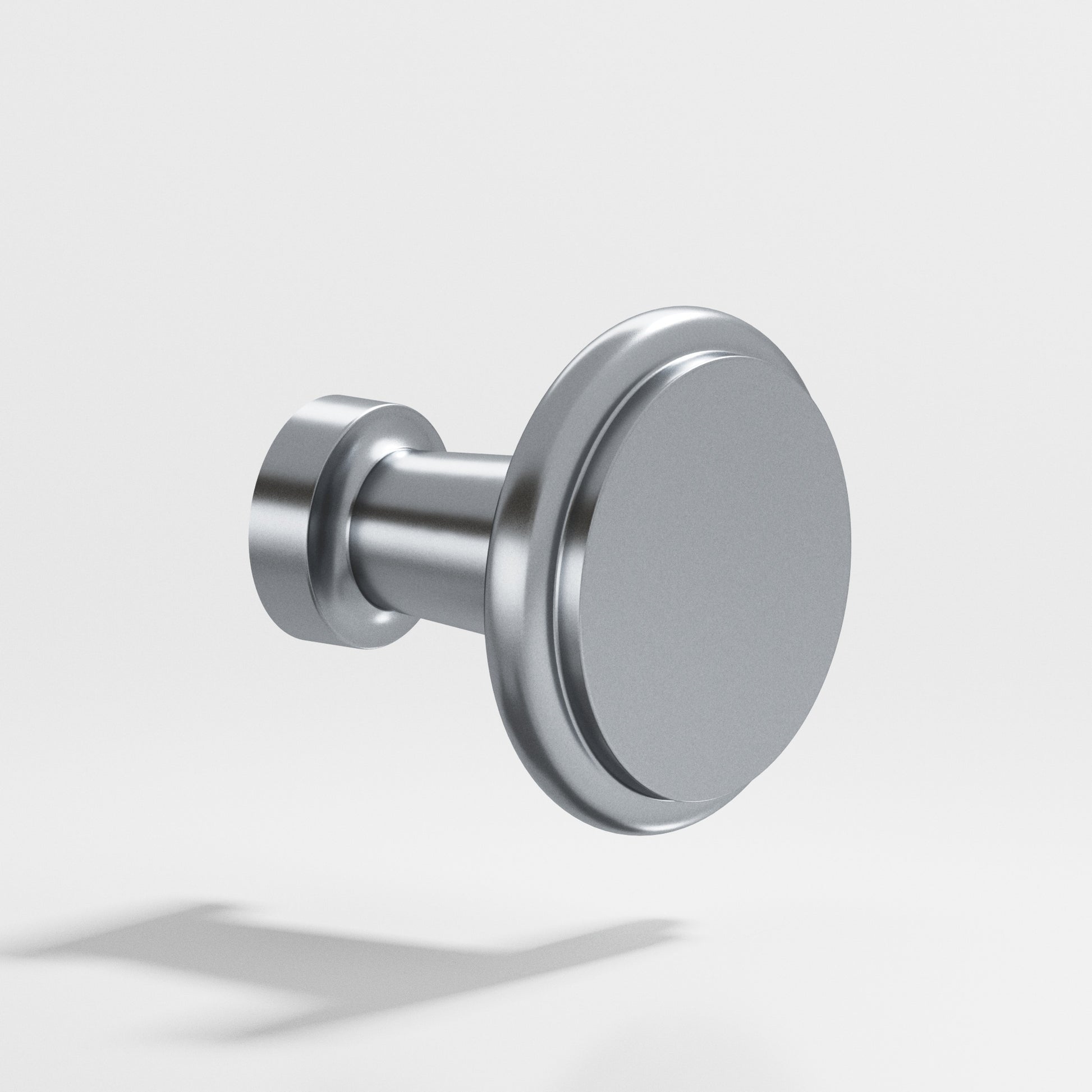 Colonial Bronze Series 138 1.0625" Round Cabinet Knob Satin Chrome / 1.0625"