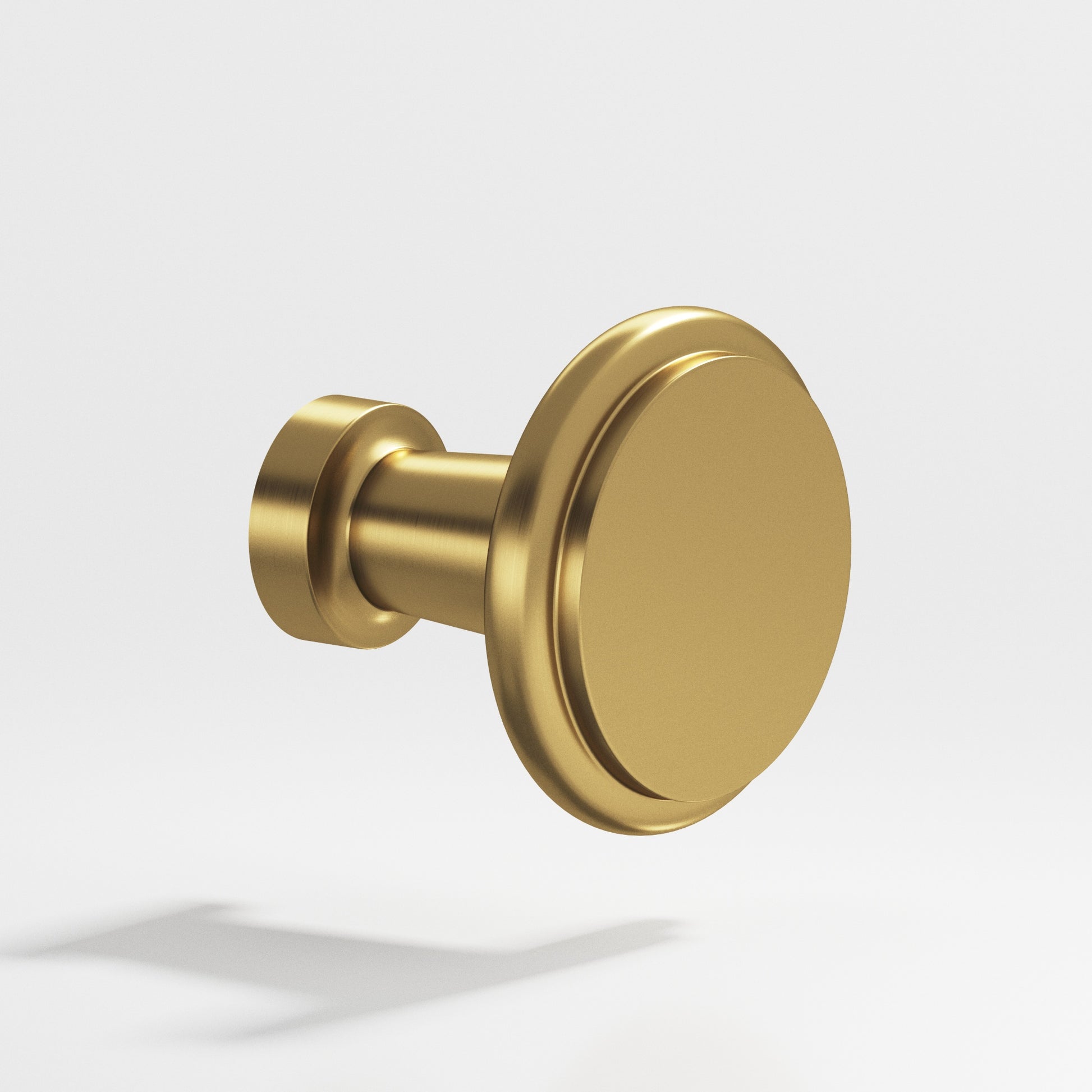 Colonial Bronze Series 138 1.0625" Round Cabinet Knob Satin Brass / 1.0625"