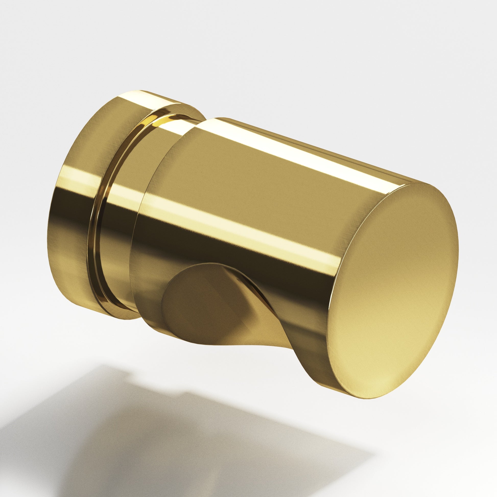 Colonial Bronze Series 143 1" Round Grooved Cabinet Knob Back-To-Back Shower Kit Antique Bronze / 1"