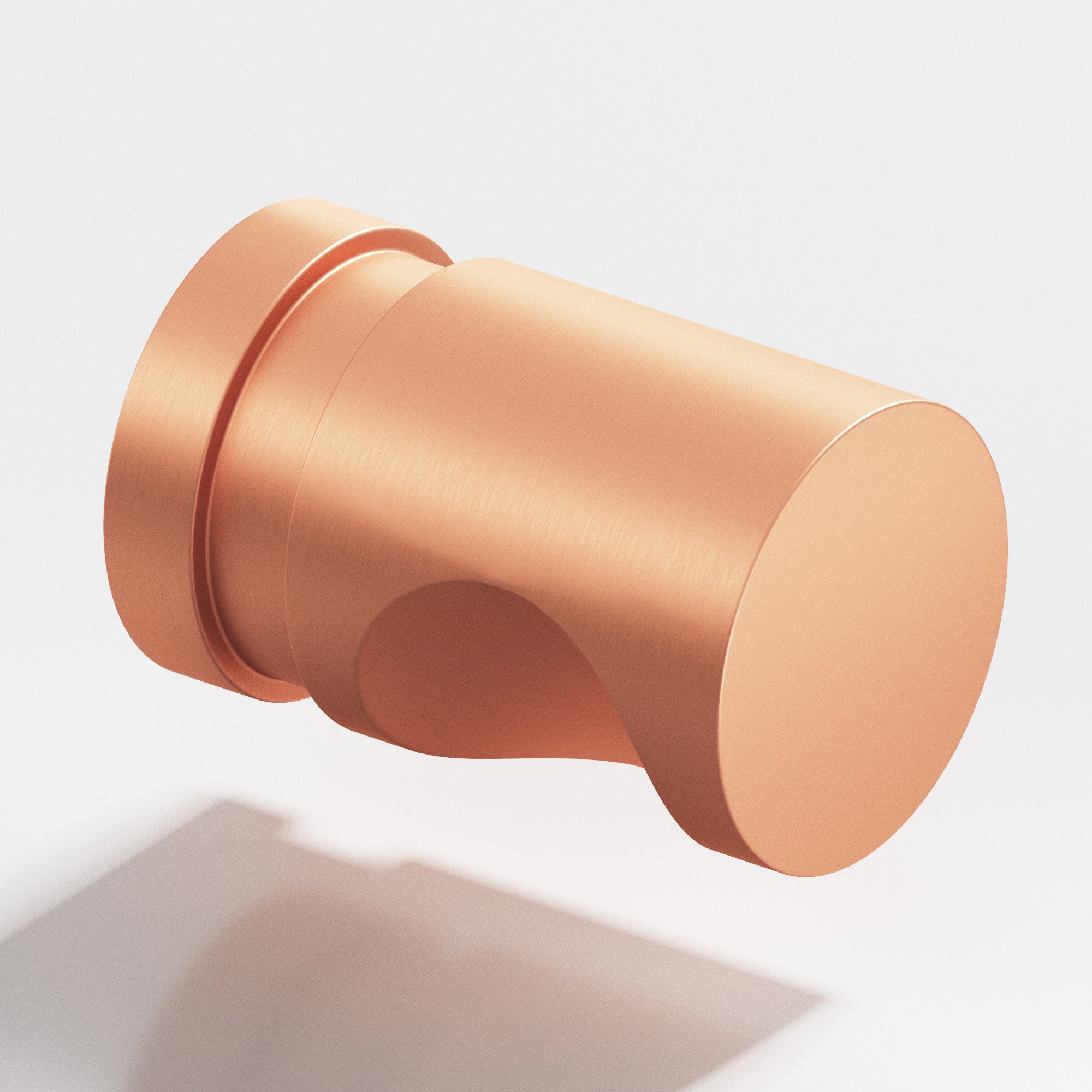 Colonial Bronze Series 141 .5" Round Grooved Cabinet Knob Matte Satin Copper / .5"