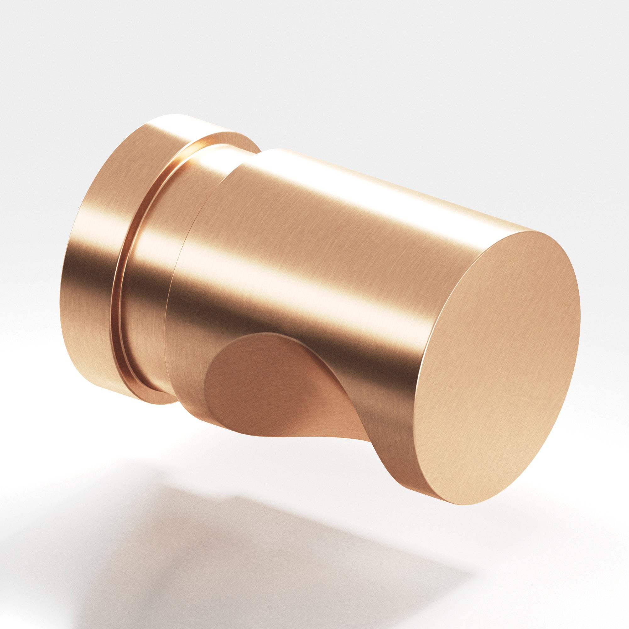 Colonial Bronze Series 142 .75" Round Grooved Cabinet Knob Back-To-Back Shower Kit Satin Bronze / .75"