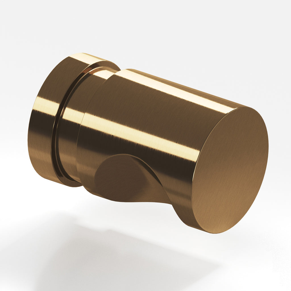 Colonial Bronze Series 141 .5" Round Grooved Cabinet Knob Light Statuary Bronze / .5"