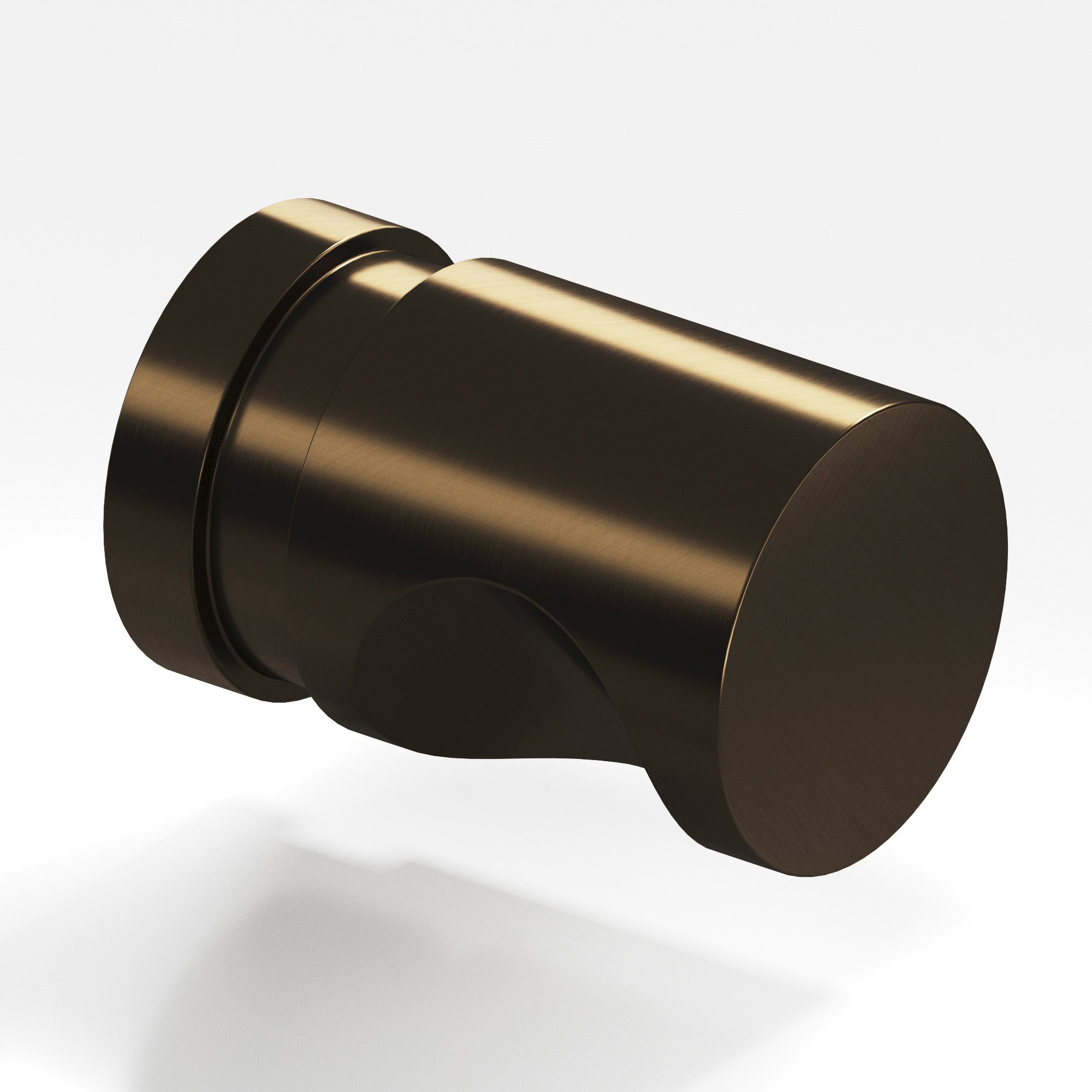 Colonial Bronze Series 142 .75" Round Grooved Cabinet Knob Back-To-Back Shower Kit Oil Rubbed Bronze / .75"