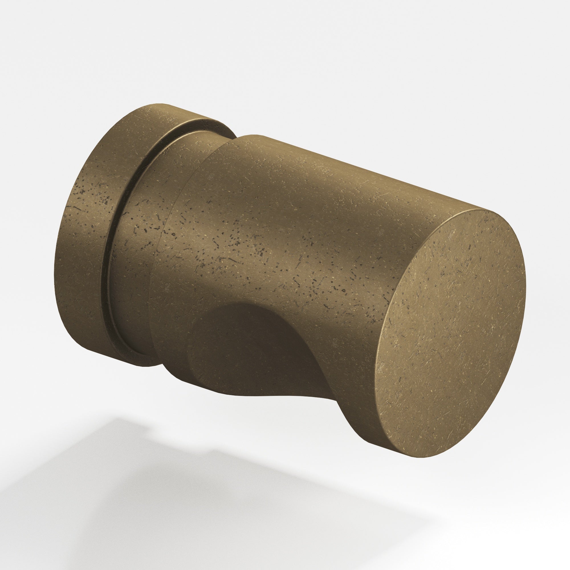 Colonial Bronze Series 141 .5" Round Grooved Cabinet Knob Distressed Oil Rubbed Bronze / .5"