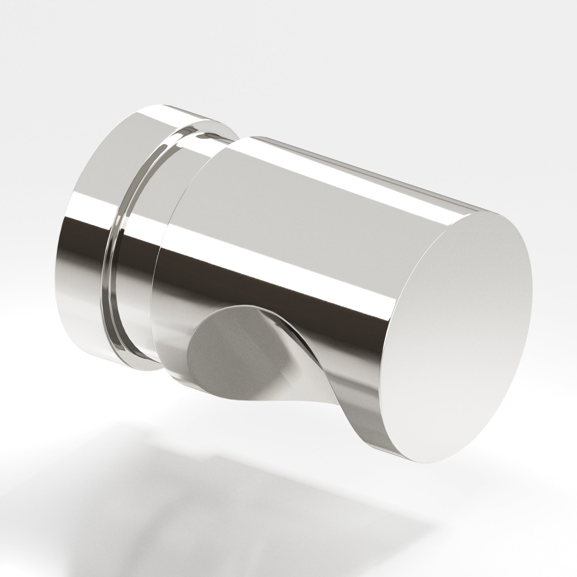 Colonial Bronze Series 141 .5" Round Grooved Cabinet Knob Polished Nickel / .5"