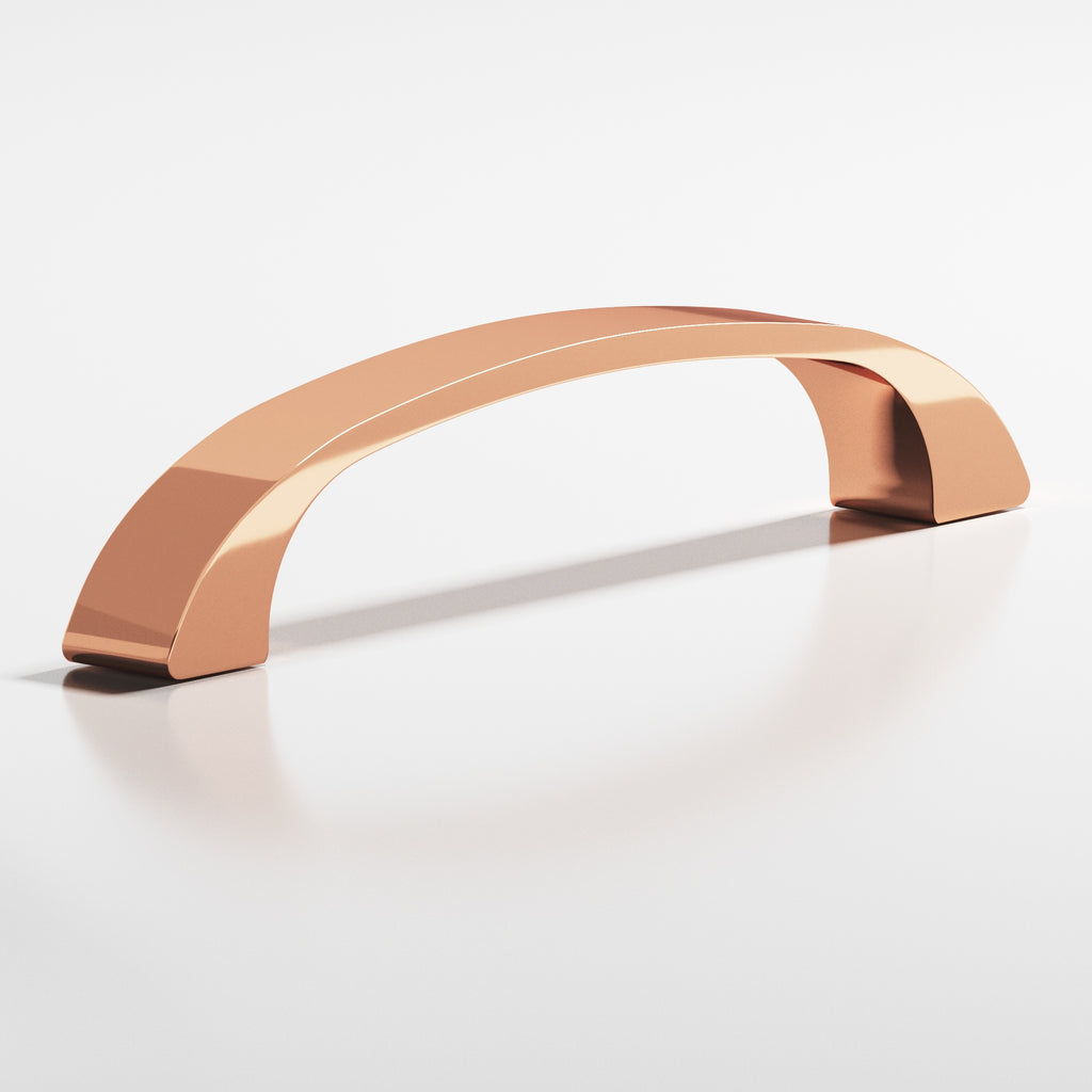 Colonial Bronze Series 165 3.5" Bow Cabinet Pull Polished Copper / 3.5"