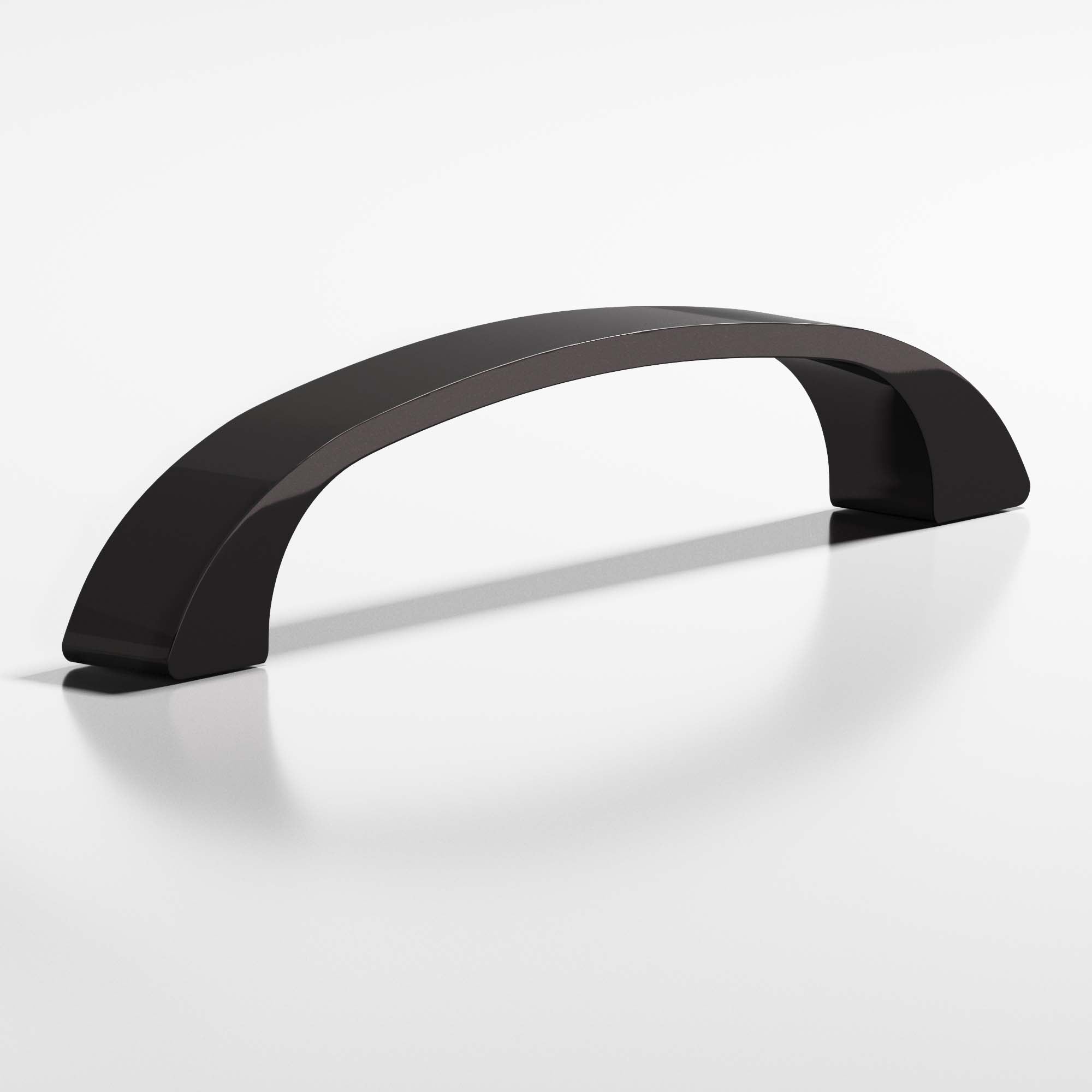 Colonial Bronze Series 165 3.5" Bow Cabinet Pull Satin Black / 3.5"