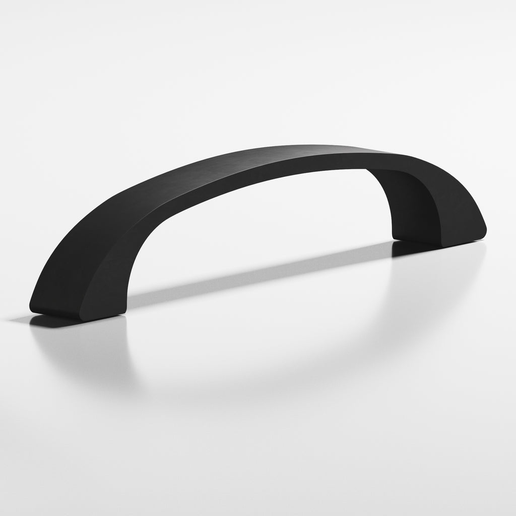 Colonial Bronze Series 167 3" Bow Cabinet Pull Matte Satin Black / 3"