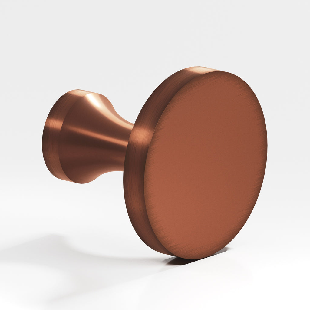 Colonial Bronze Series 172 1.5" Round Cabinet Knob Back-To-Back Shower Kit Matte Antique Copper / 1.5"