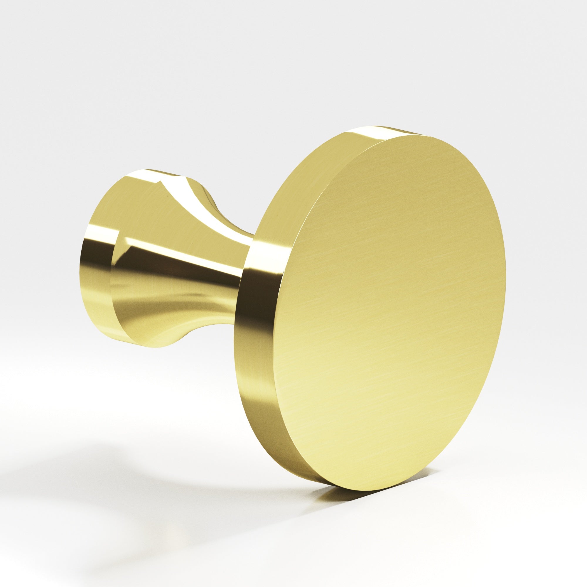 Colonial Bronze Series 172 1.5" Round Cabinet Knob Back-To-Back Shower Kit Unlacquered Polished Brass / 1.5"