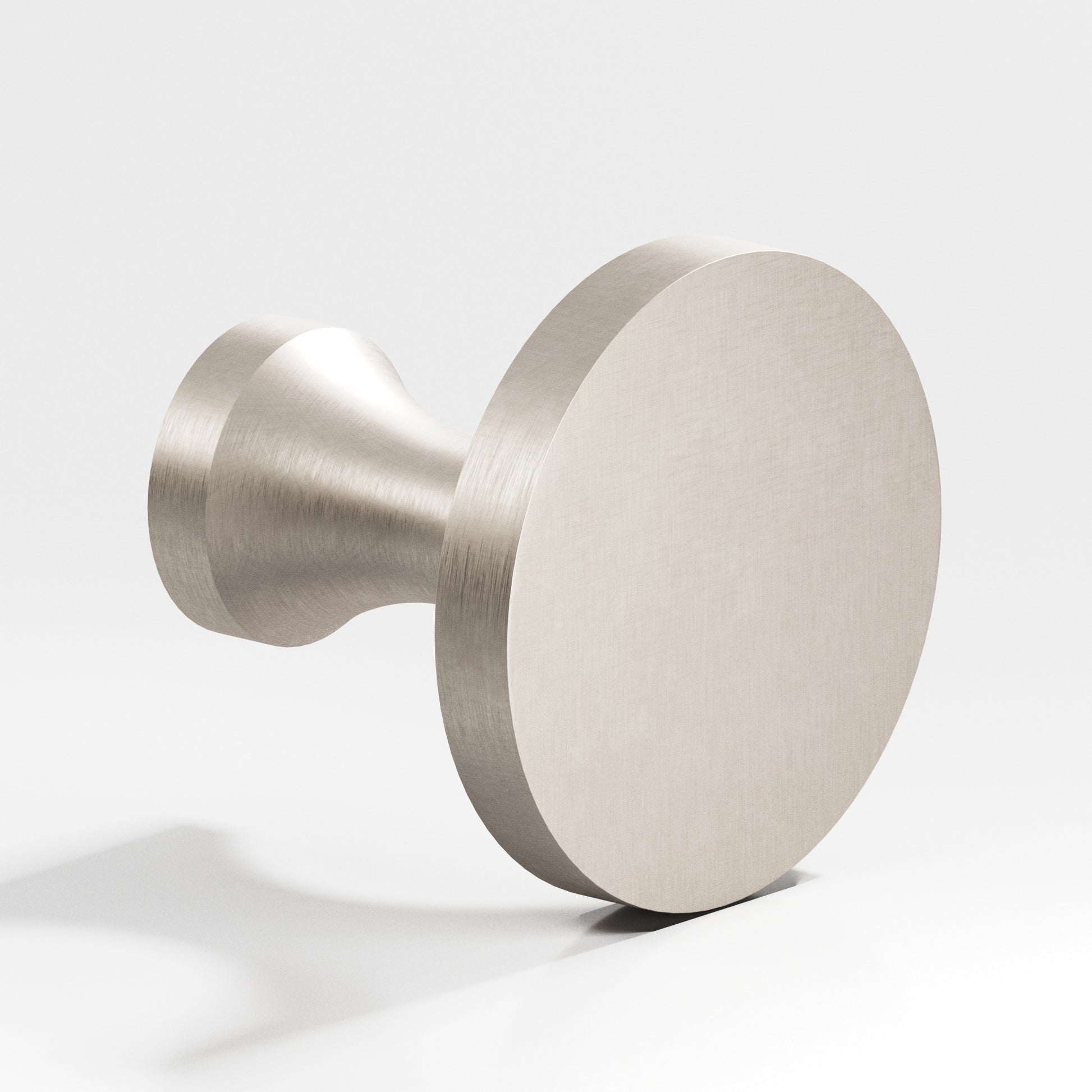 Colonial Bronze Series 172 1.5" Round Cabinet Knob Back-To-Back Shower Kit Matte Satin Nickel / 1.5"