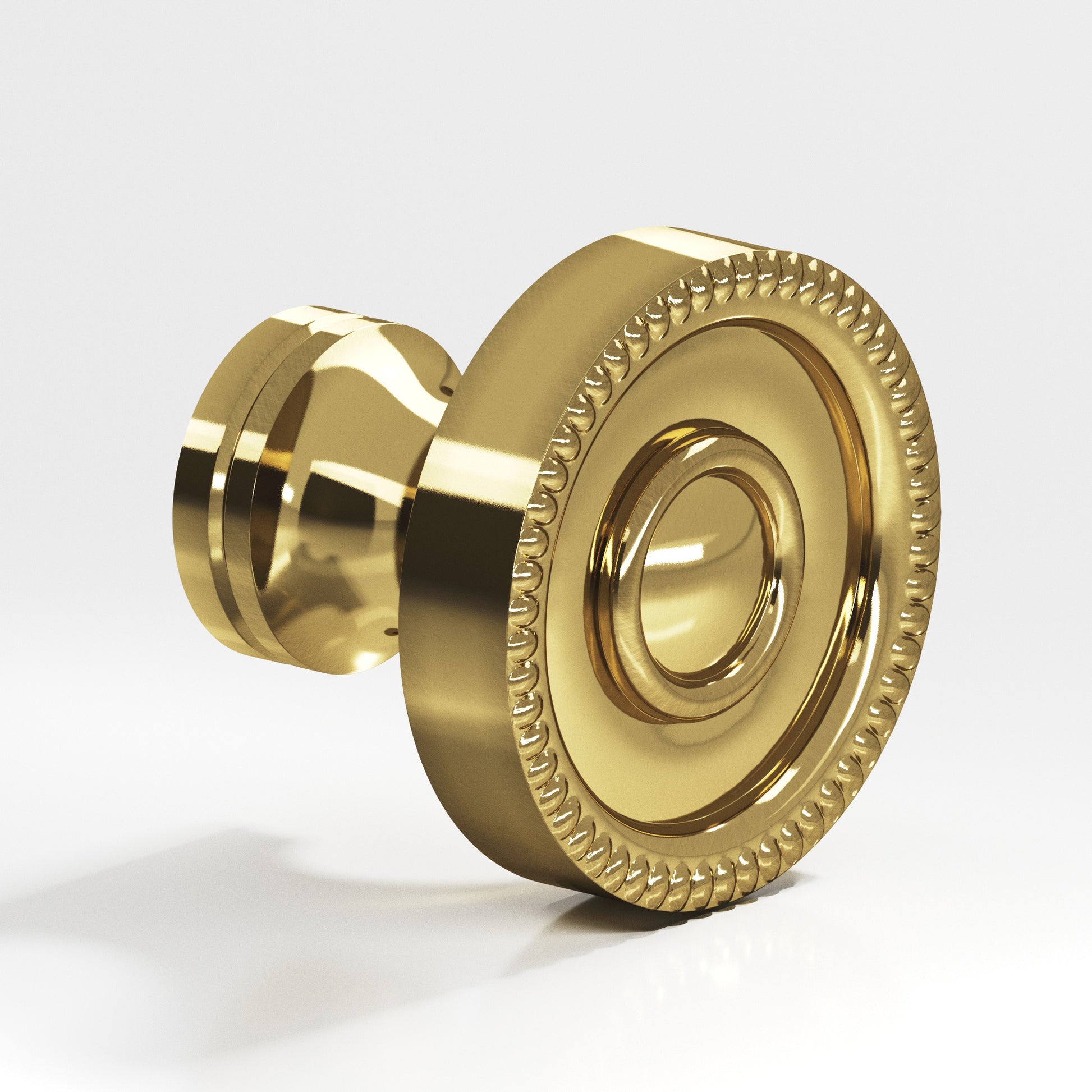 Colonial Bronze Series 174 1.25" Round Beaded Cabinet Knob Back-To-Back Shower Kit Antique Bronze / 1.25"