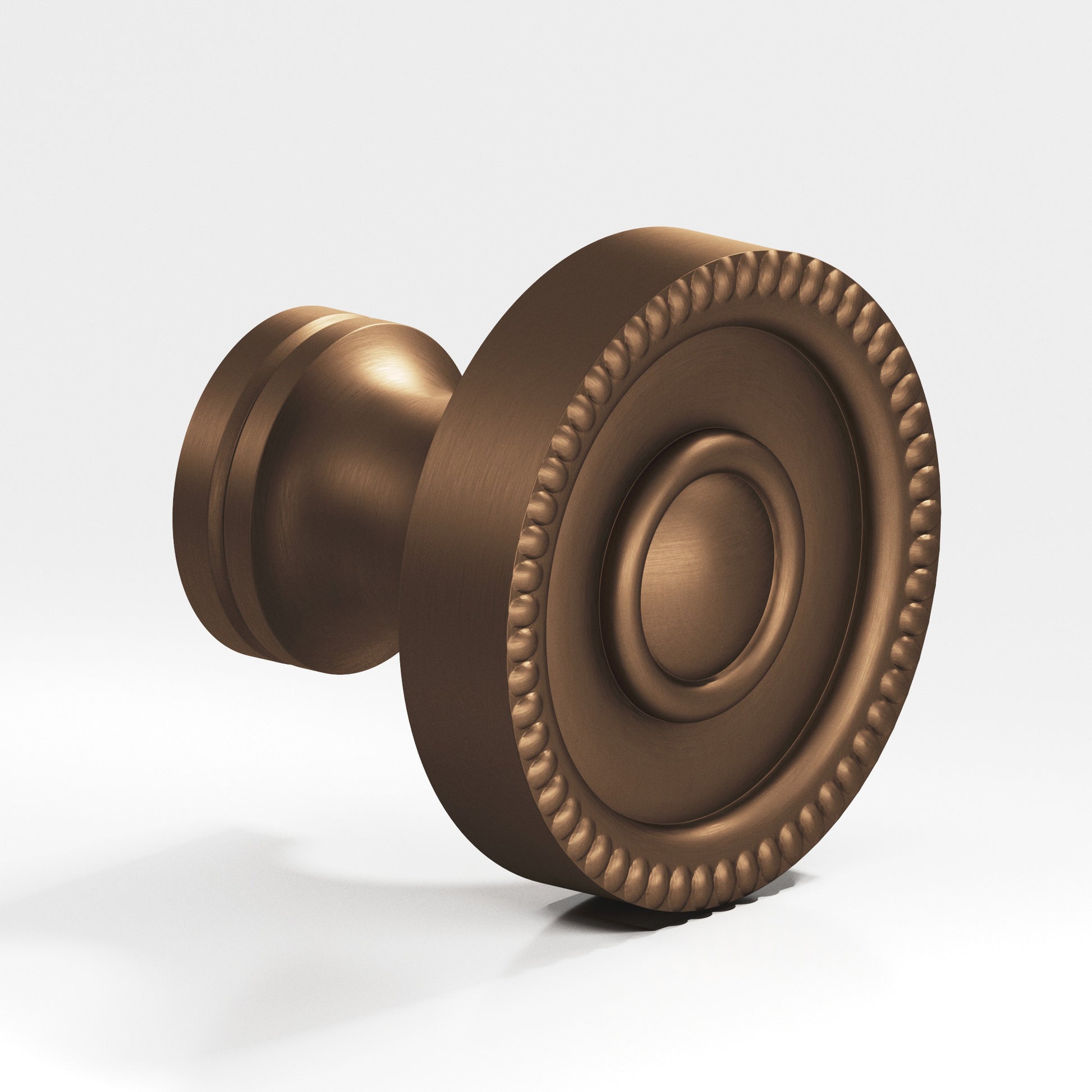 Colonial Bronze Series 173 1.125" Round Beaded Cabinet Knob Matte Oil Rubbed Bronze / 1.125"