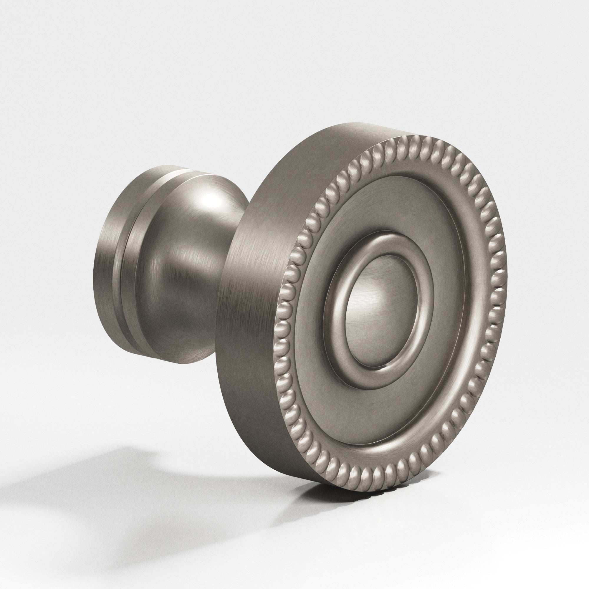 Colonial Bronze Series 173 1.125" Round Beaded Cabinet Knob Matte Pewter / 1.125"