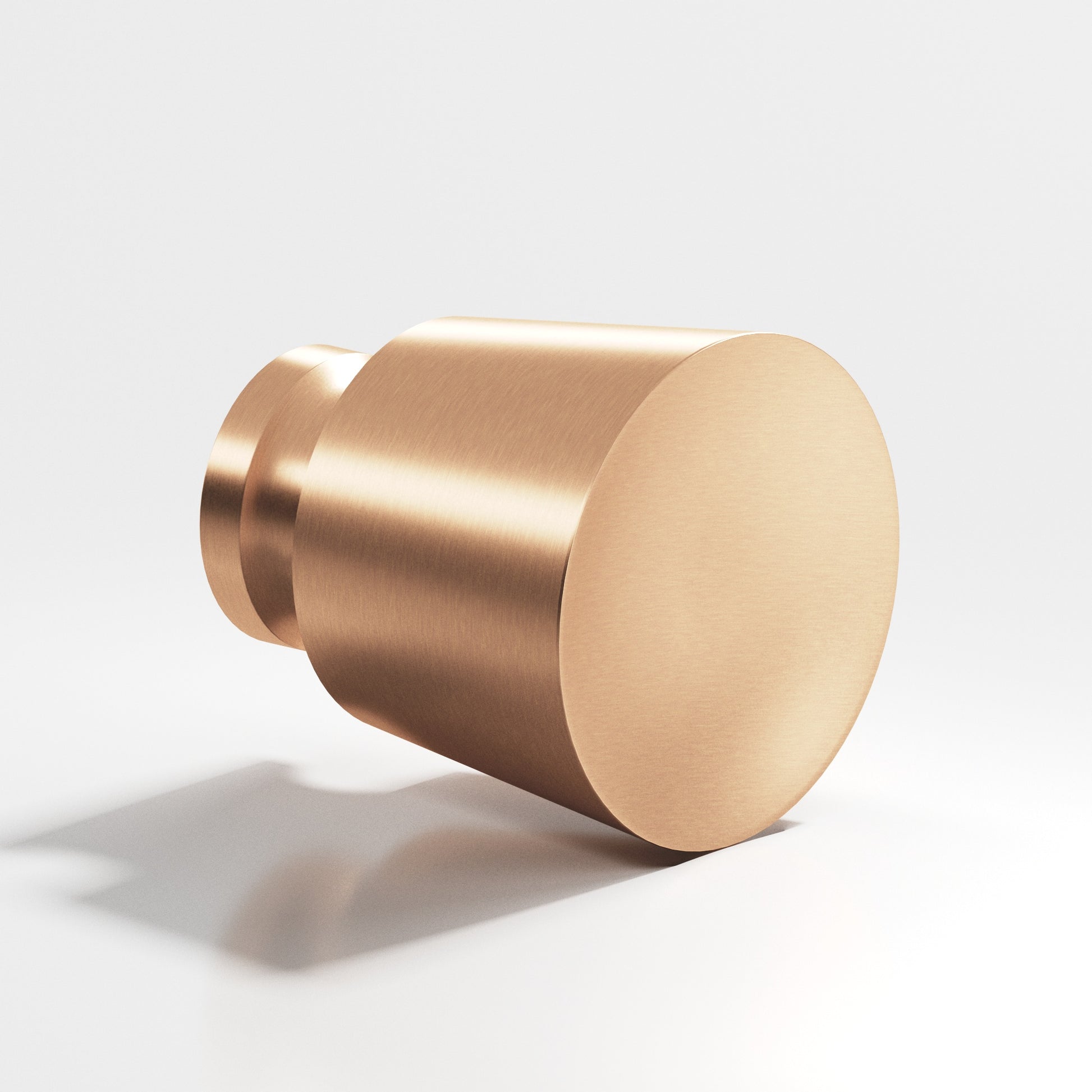 Colonial Bronze Series 181 1.25" Round Tapered Cabinet Knob Back-To-Back Shower Kit Satin Bronze / 1.25"