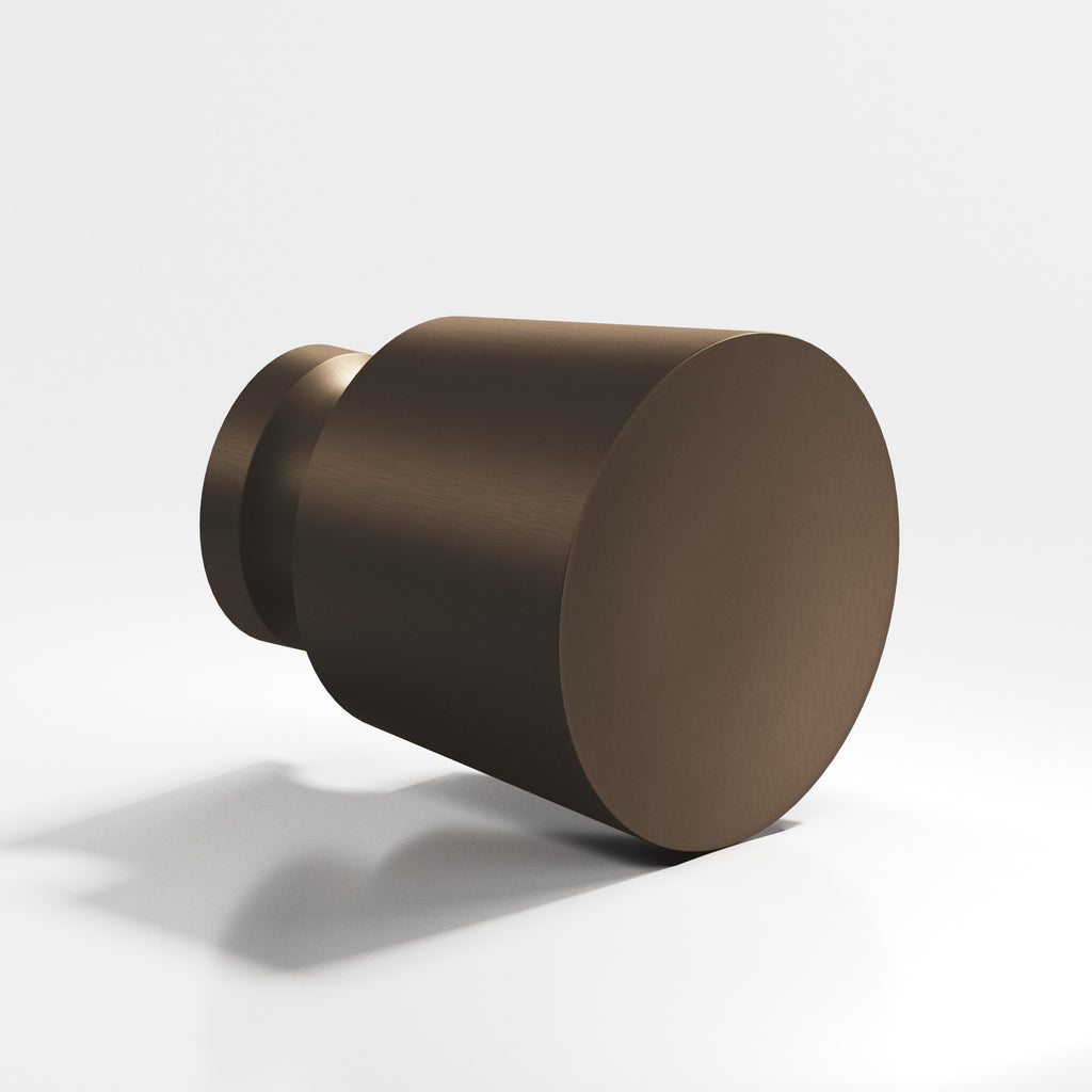 Colonial Bronze Series 181 1.25" Round Tapered Cabinet Knob Back-To-Back Shower Kit Heritage Bronze / 1.25"