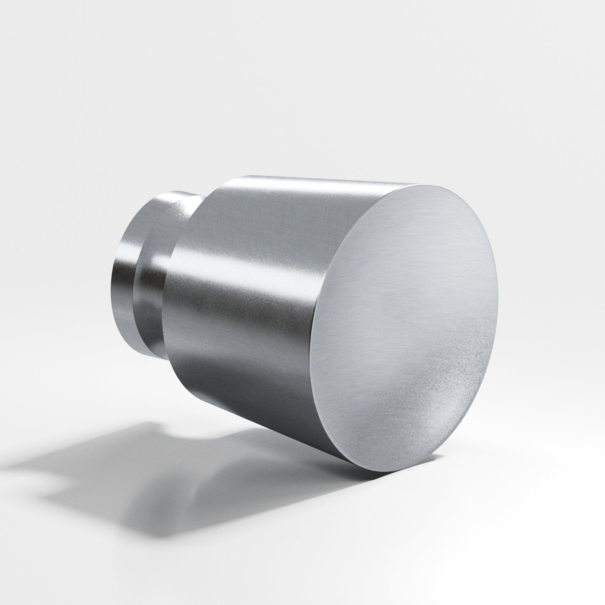 Colonial Bronze Series 181 1.25" Round Tapered Cabinet Knob Back-To-Back Shower Kit Satin Chrome / 1.25"