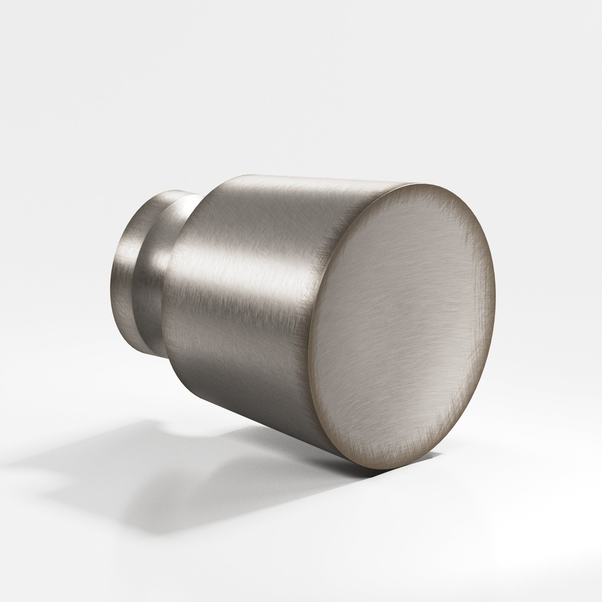 Colonial Bronze Series 180 1" Round Tapered Cabinet Knob Back-To-Back Shower Kit Pewter / 1"