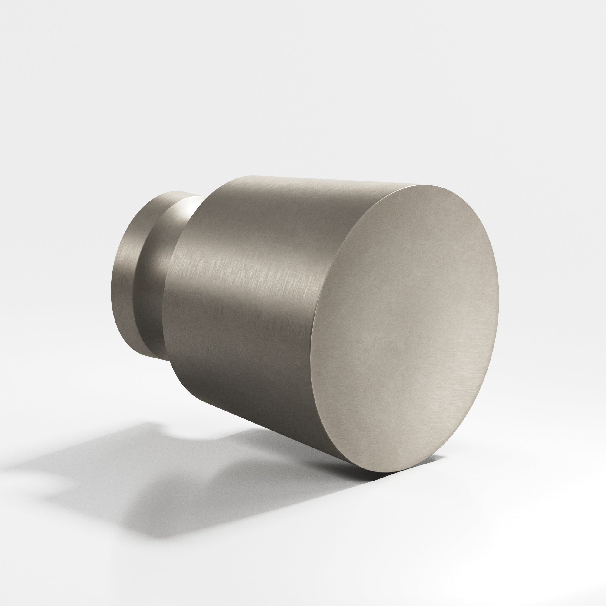 Colonial Bronze Series 181 1.25" Round Tapered Cabinet Knob Back-To-Back Shower Kit Matte Pewter / 1.25"