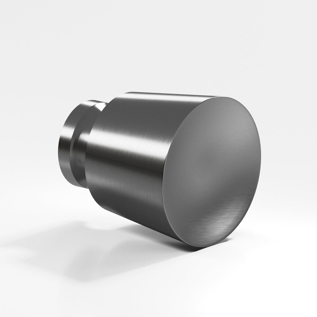 Colonial Bronze Series 180 1" Round Tapered Cabinet Knob Back-To-Back Shower Kit Graphite / 1"