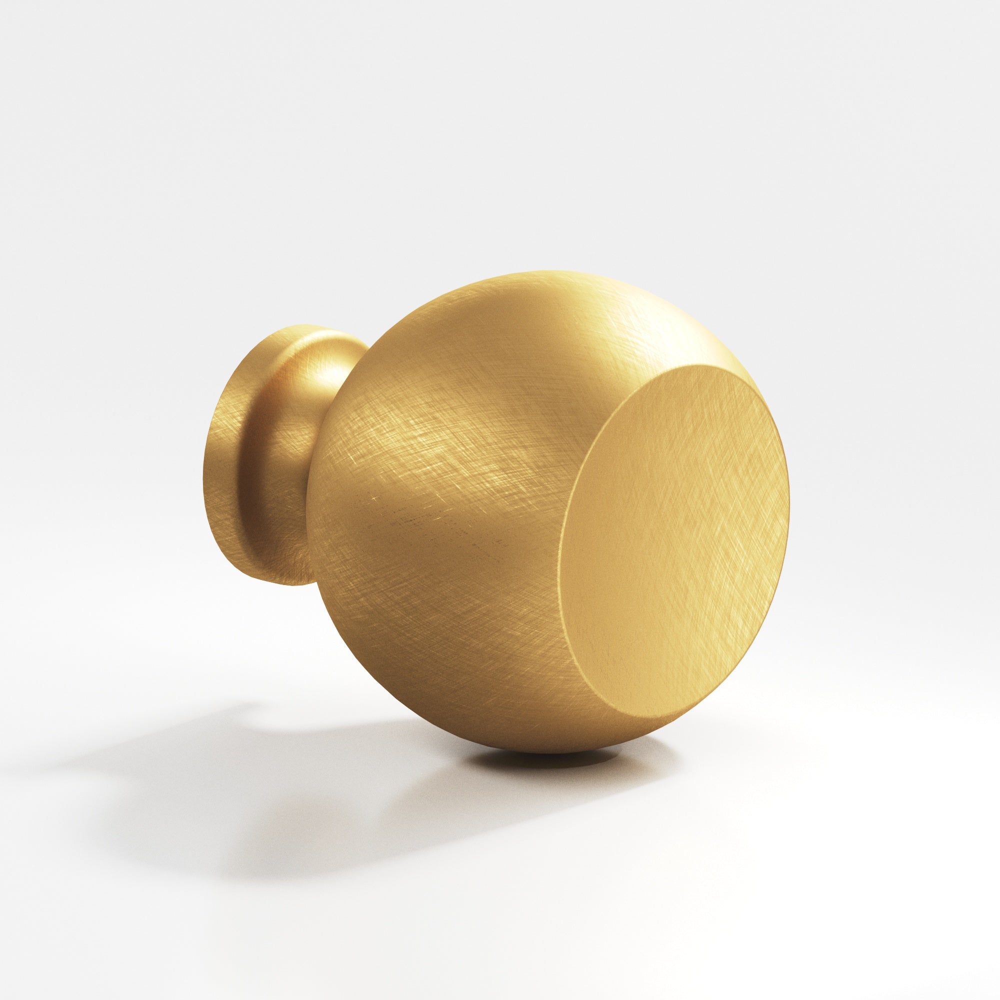 Colonial Bronze Series 183 1.25" Round Cabinet Knob Back-To-Back Shower Kit Weathered Brass / 1.25"