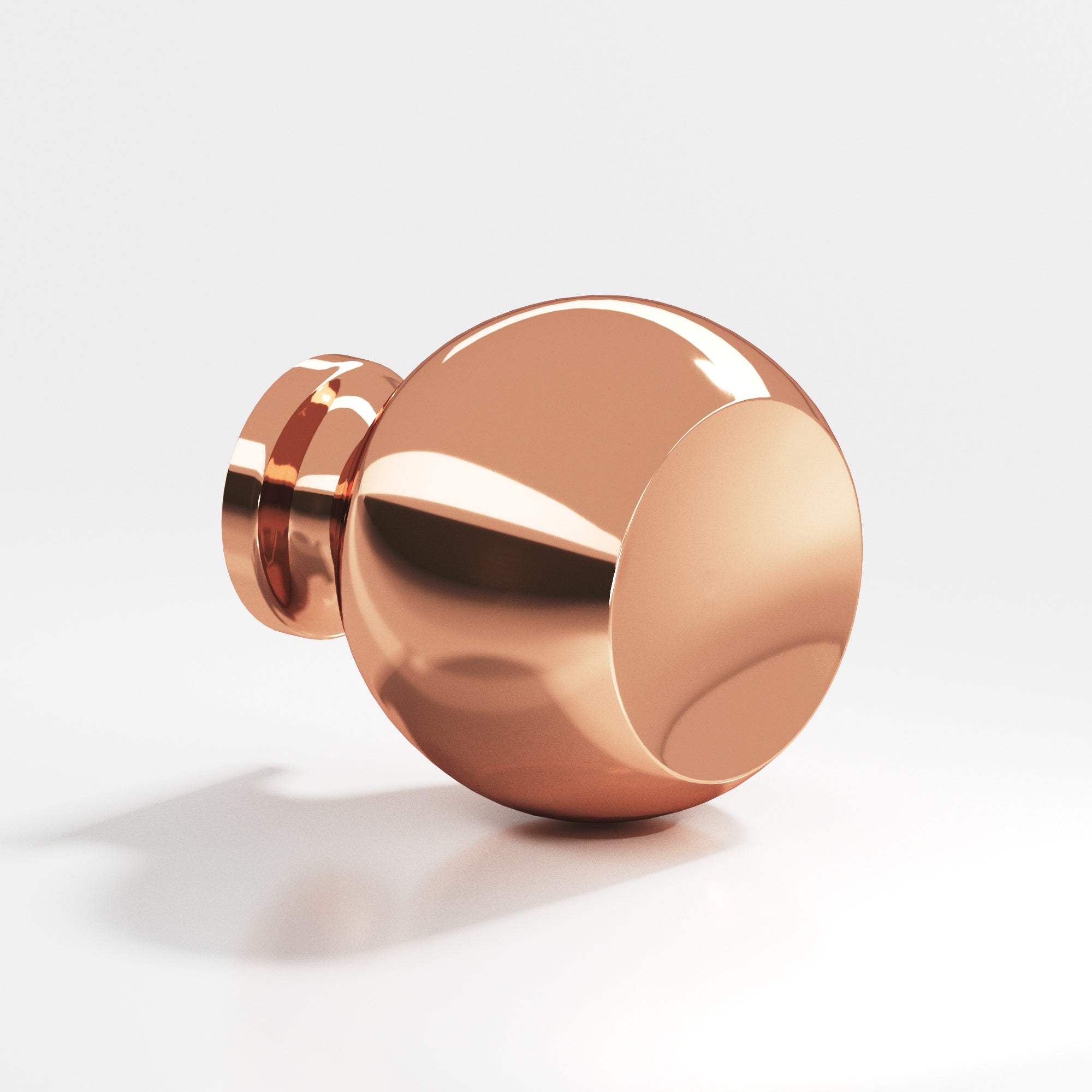 Colonial Bronze Series 182 1" Round Cabinet Knob Polished Copper / 1"