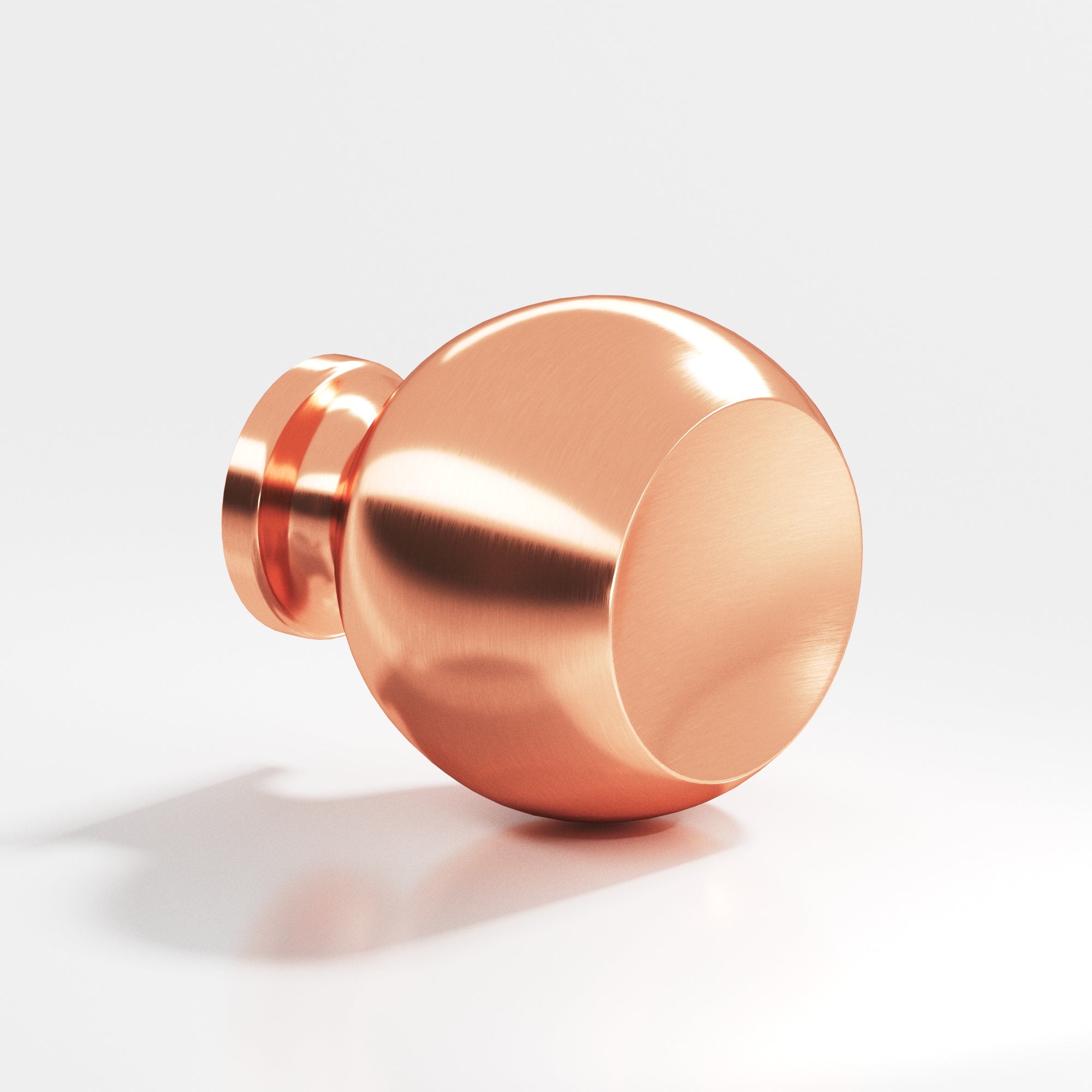 Colonial Bronze Series 183 1.25" Round Cabinet Knob Back-To-Back Shower Kit Satin Copper / 1.25"