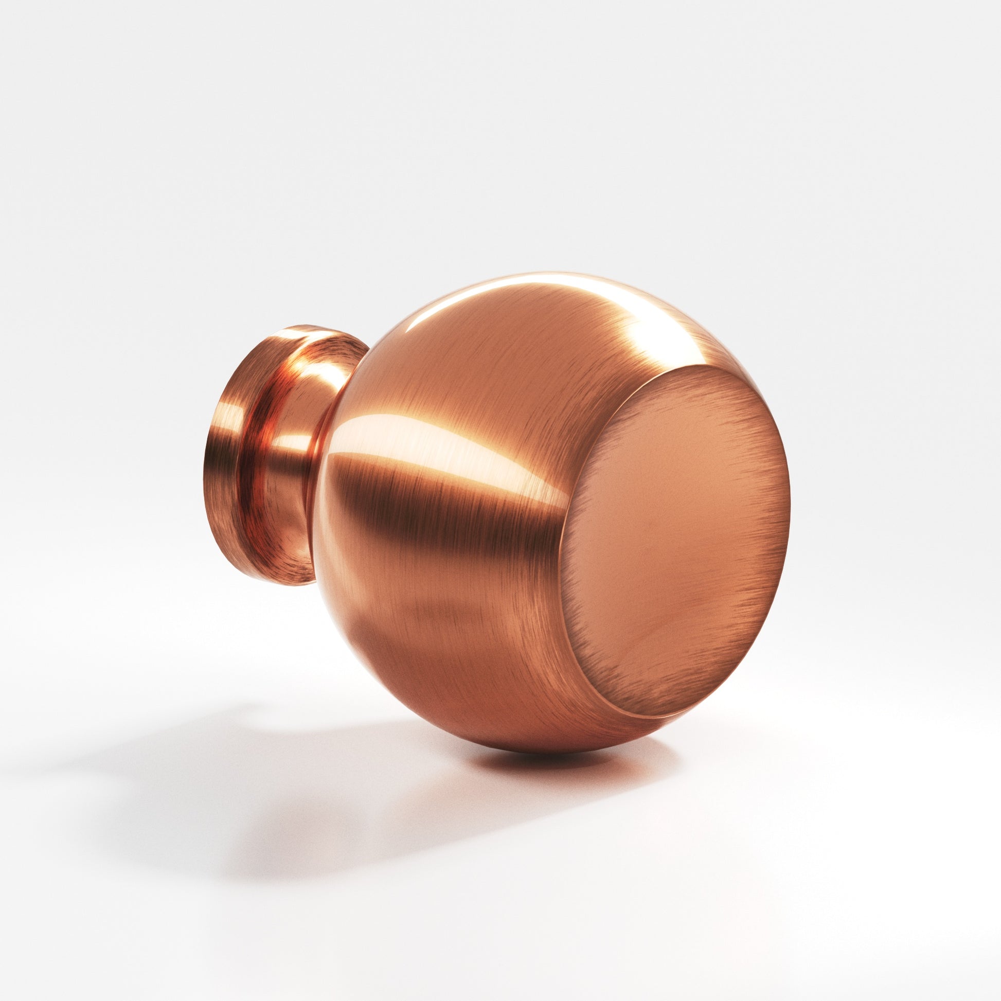 Colonial Bronze Series 183 1.25" Round Cabinet Knob Back-To-Back Shower Kit Antique Copper / 1.25"