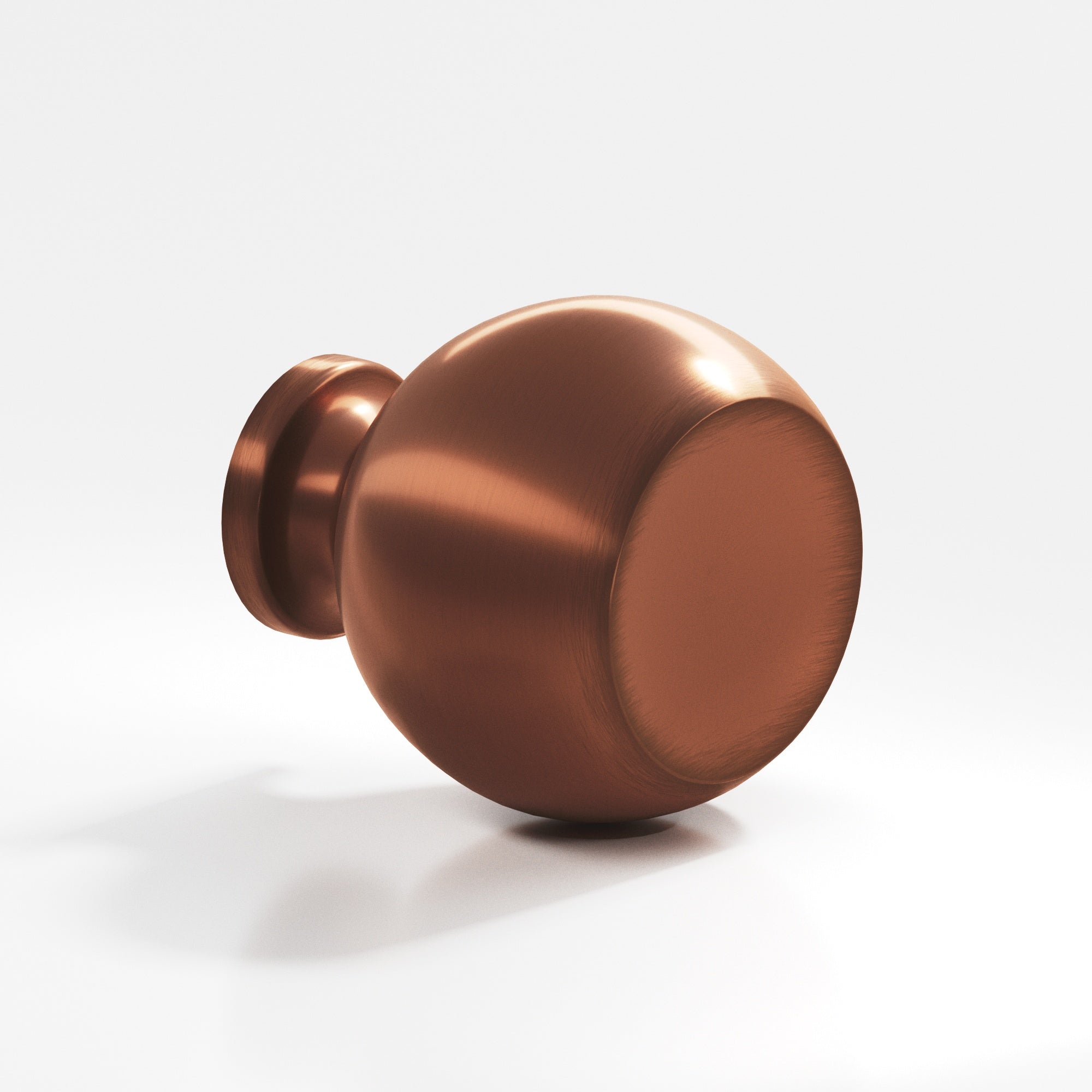 Colonial Bronze Series 183 1.25" Round Cabinet Knob Back-To-Back Shower Kit Matte Antique Copper / 1.25"