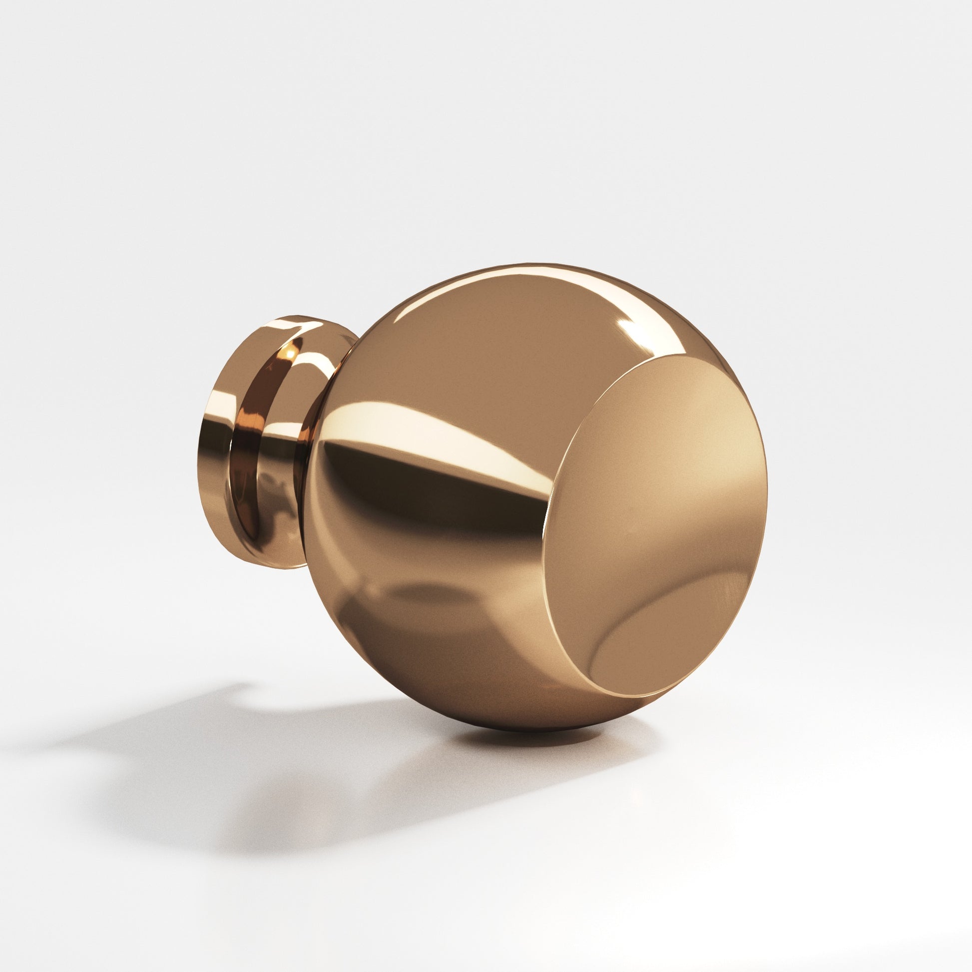 Colonial Bronze Series 183 1.25" Round Cabinet Knob Back-To-Back Shower Kit Polished Bronze / 1.25"
