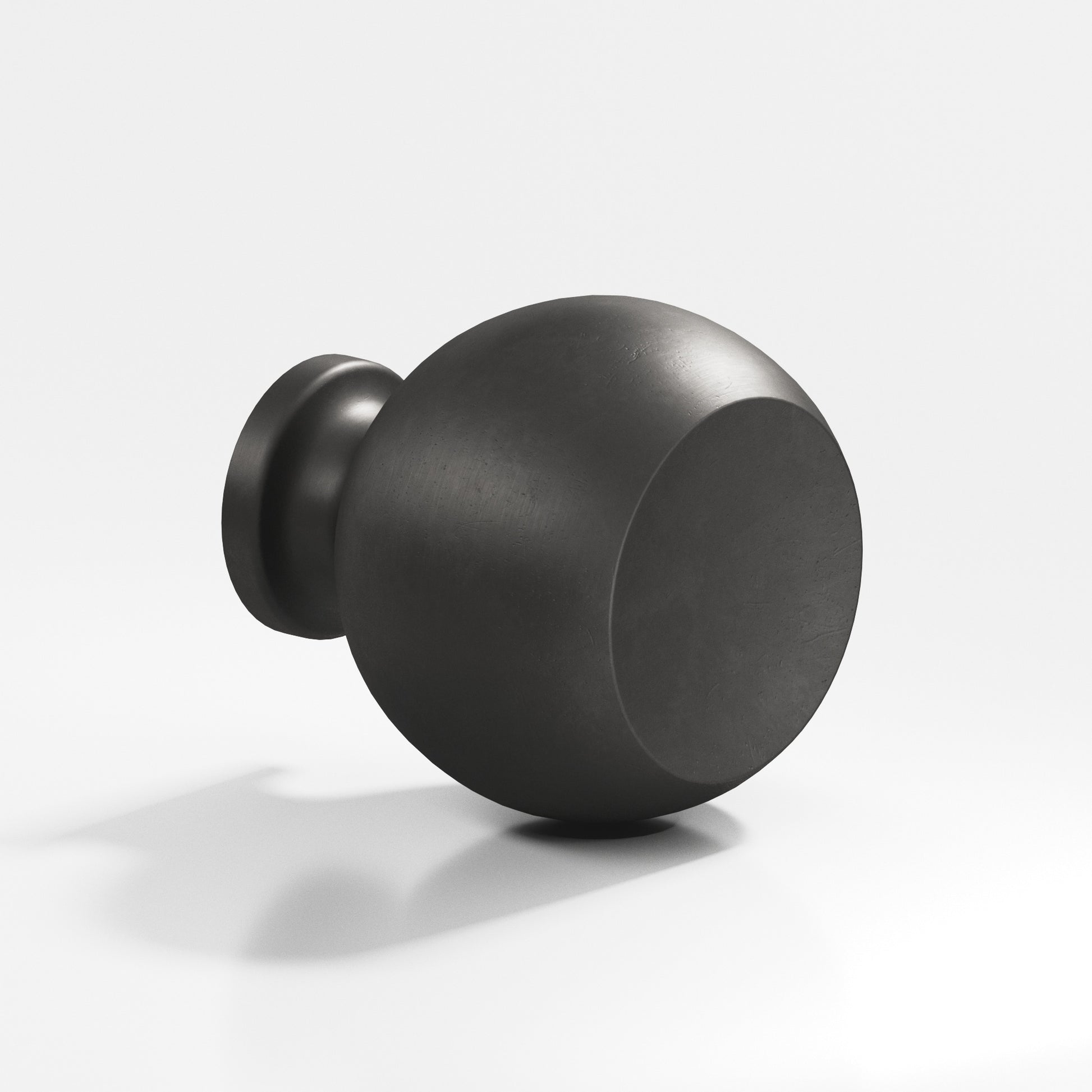 Colonial Bronze Series 182 1" Round Cabinet Knob Distressed Satin Black / 1"