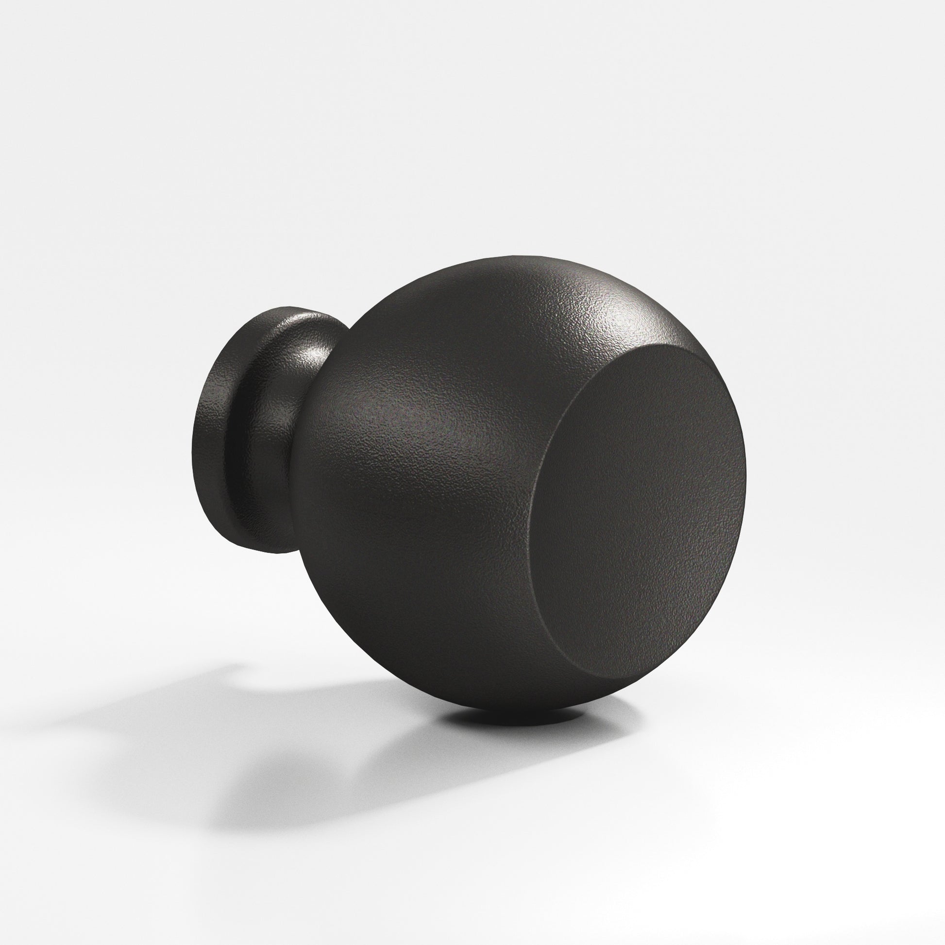 Colonial Bronze Series 182 1" Round Cabinet Knob Frost Black™ / 1"