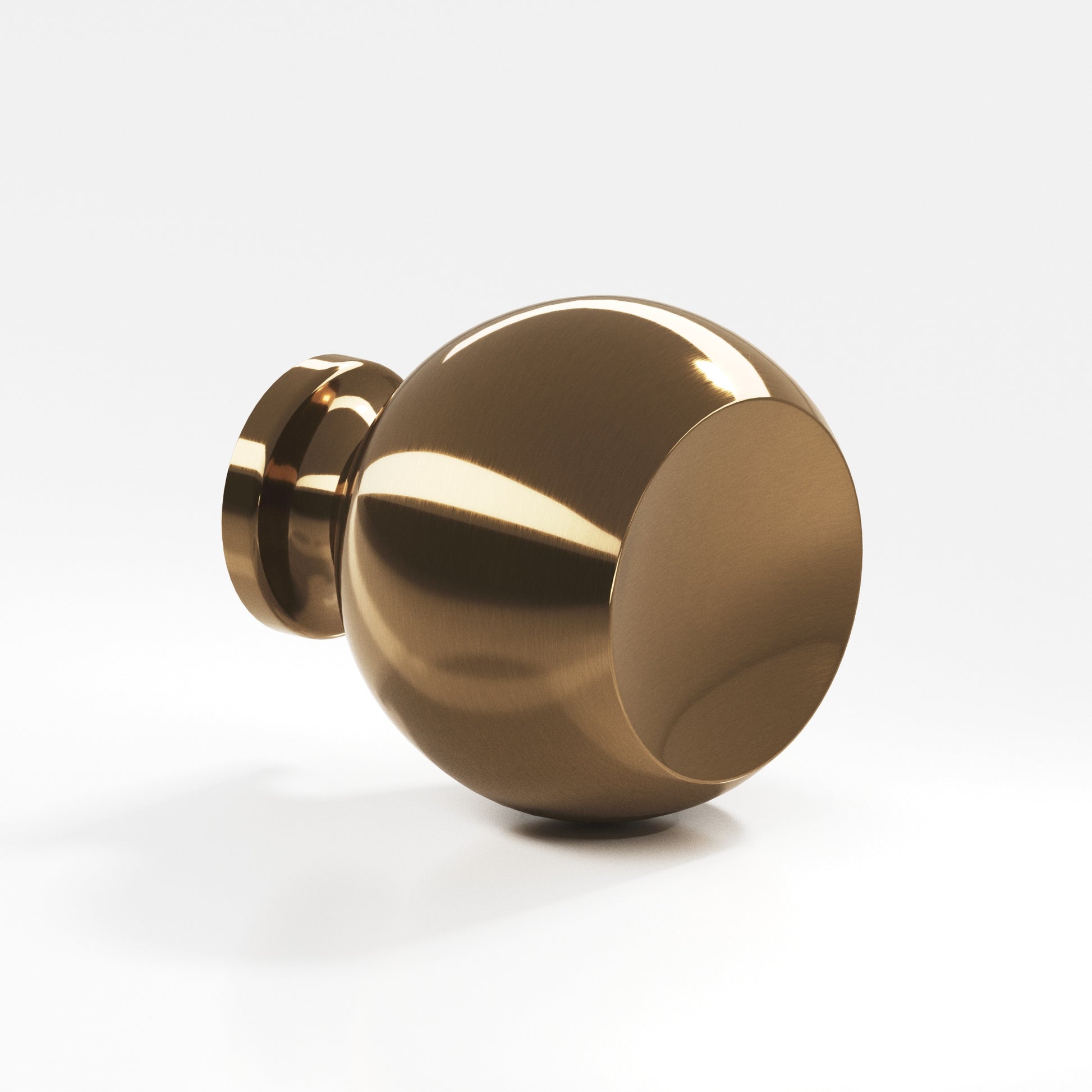 Colonial Bronze Series 183 1.25" Round Cabinet Knob Back-To-Back Shower Kit Light Statuary Bronze / 1.25"