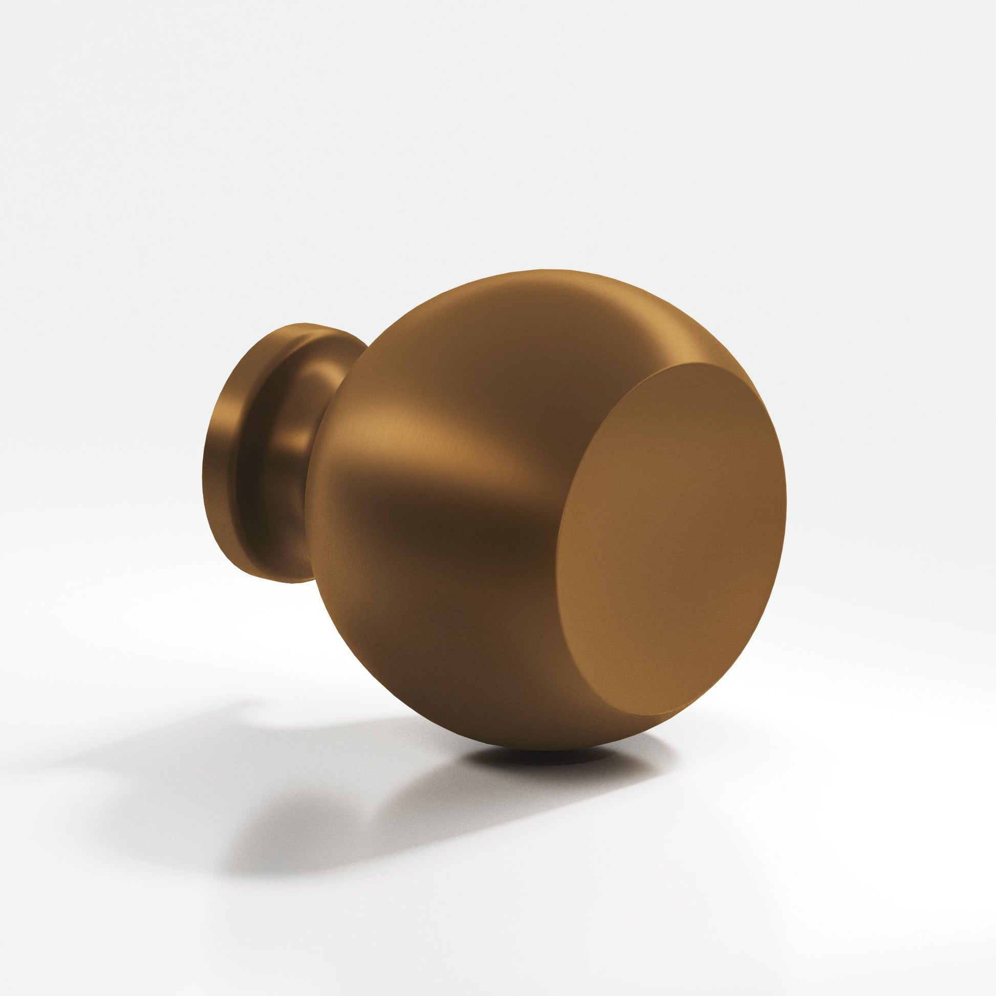 Colonial Bronze Series 183 1.25" Round Cabinet Knob Back-To-Back Shower Kit Matte Light Statuary Bronze / 1.25"