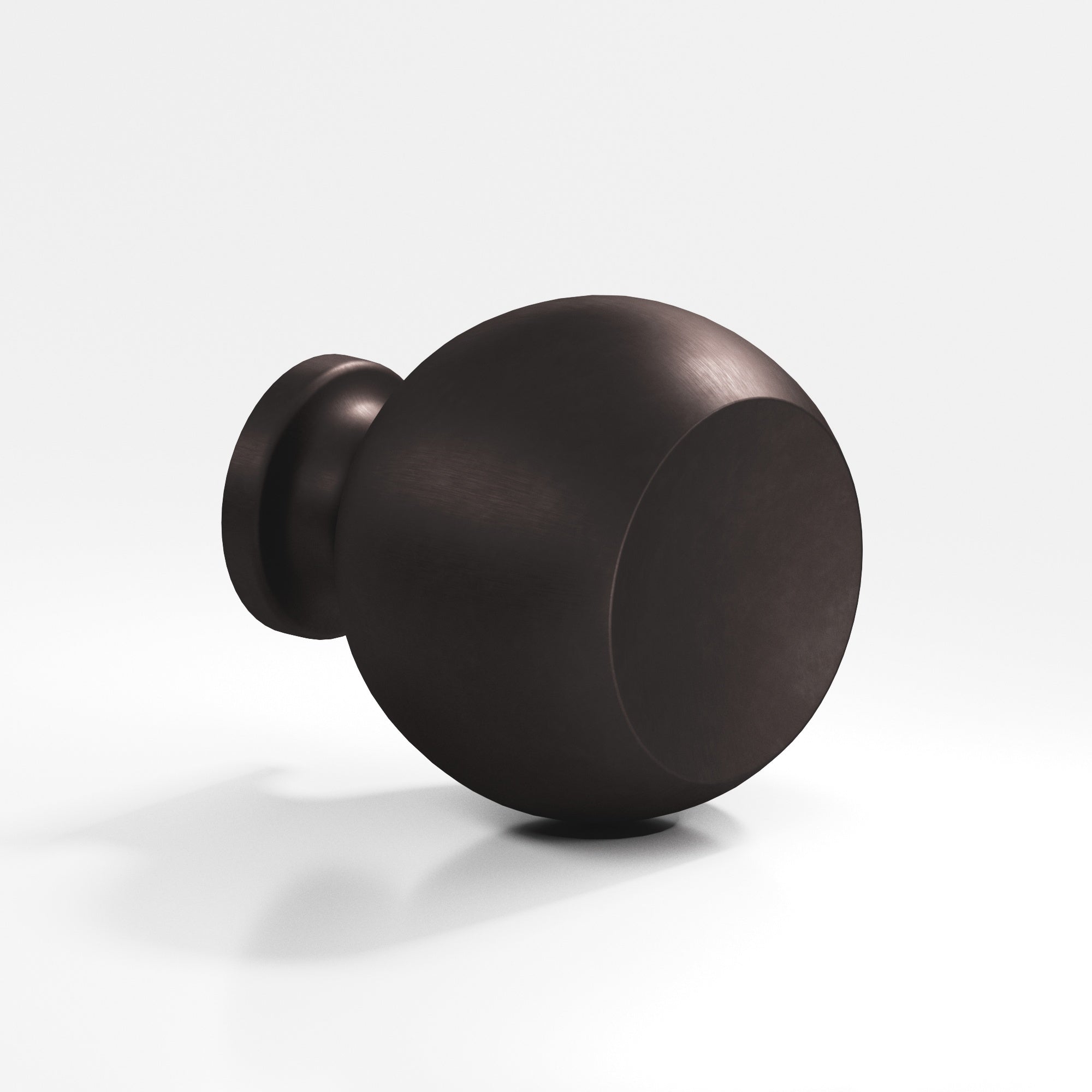 Colonial Bronze Series 183 1.25" Round Cabinet Knob Back-To-Back Shower Kit Matte Dark Statuary Bronze / 1.25"