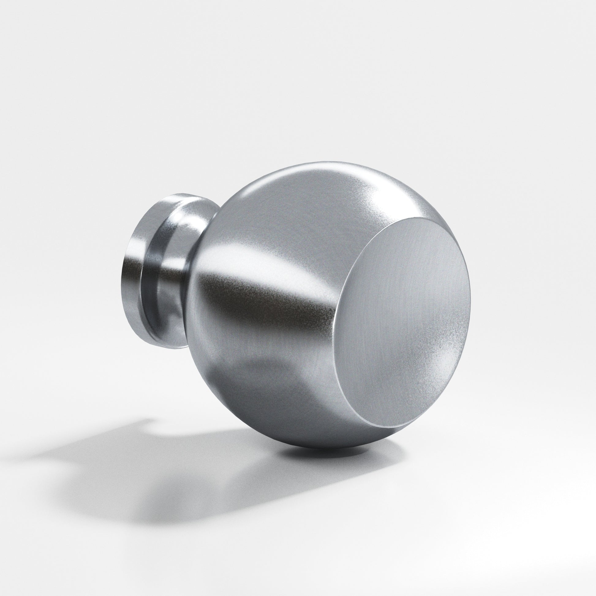 Colonial Bronze Series 183 1.25" Round Cabinet Knob Back-To-Back Shower Kit Satin Chrome / 1.25"