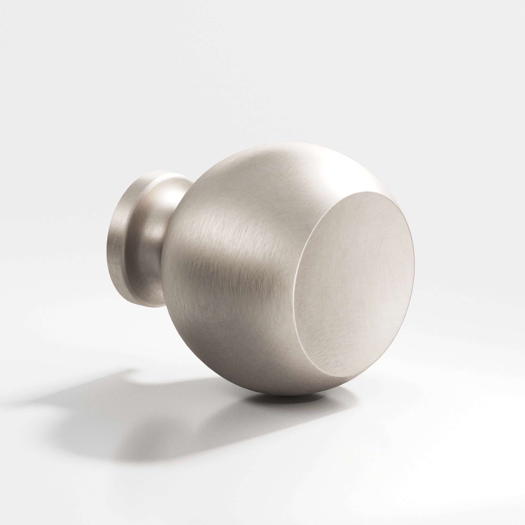 Colonial Bronze Series 183 1.25" Round Cabinet Knob Back-To-Back Shower Kit Matte Satin Nickel / 1.25"