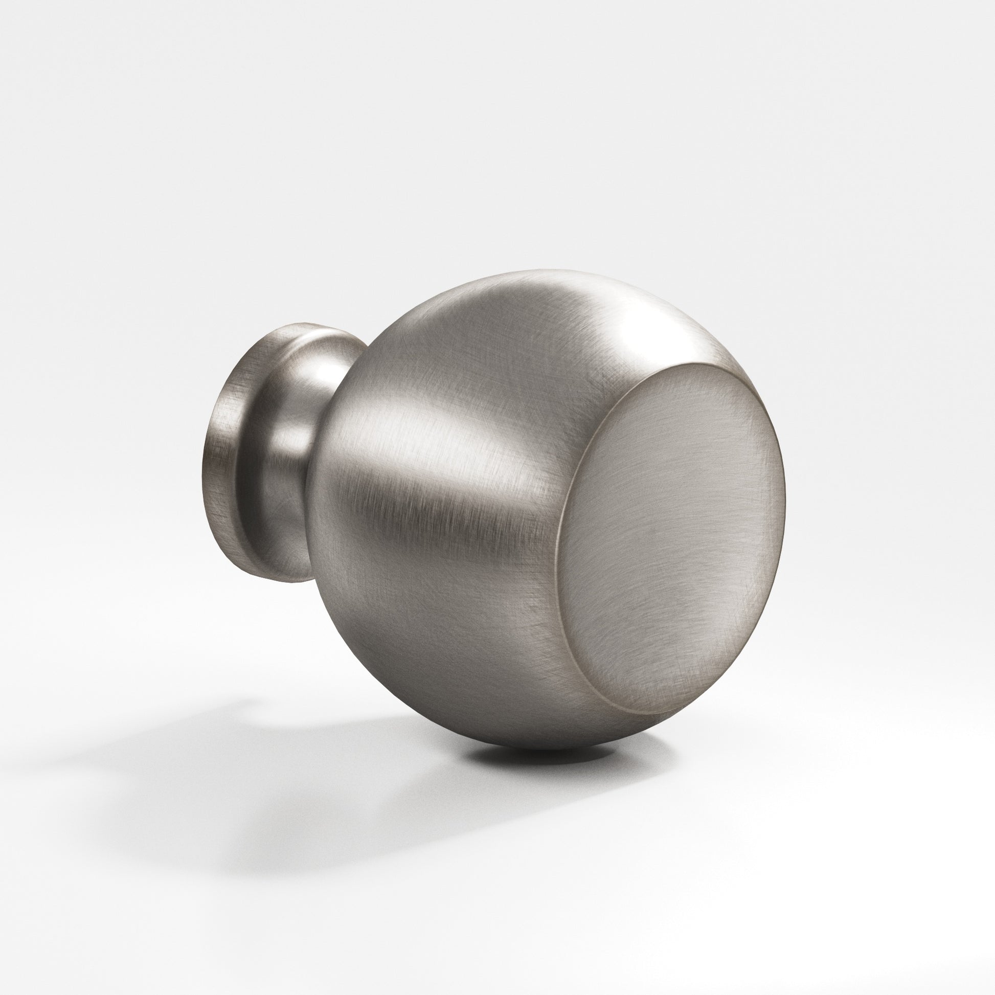 Colonial Bronze Series 183 1.25" Round Cabinet Knob Back-To-Back Shower Kit Pewter / 1.25"