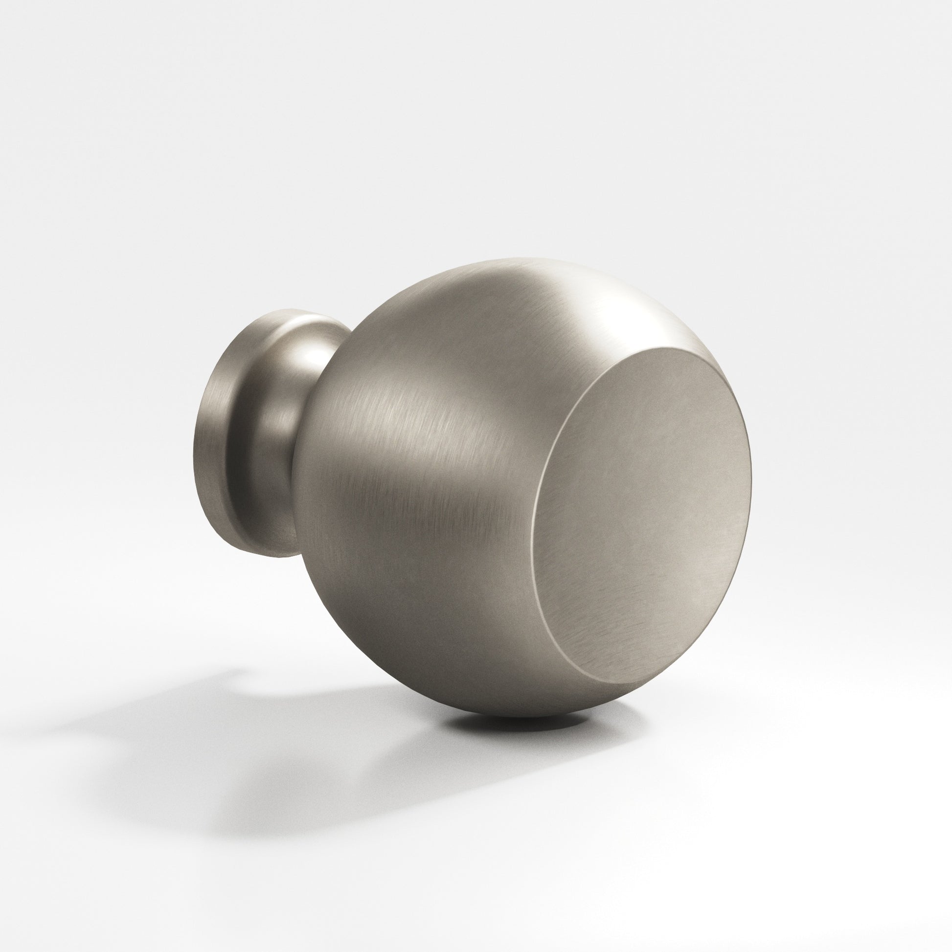 Colonial Bronze Series 183 1.25" Round Cabinet Knob Back-To-Back Shower Kit Matte Pewter / 1.25"