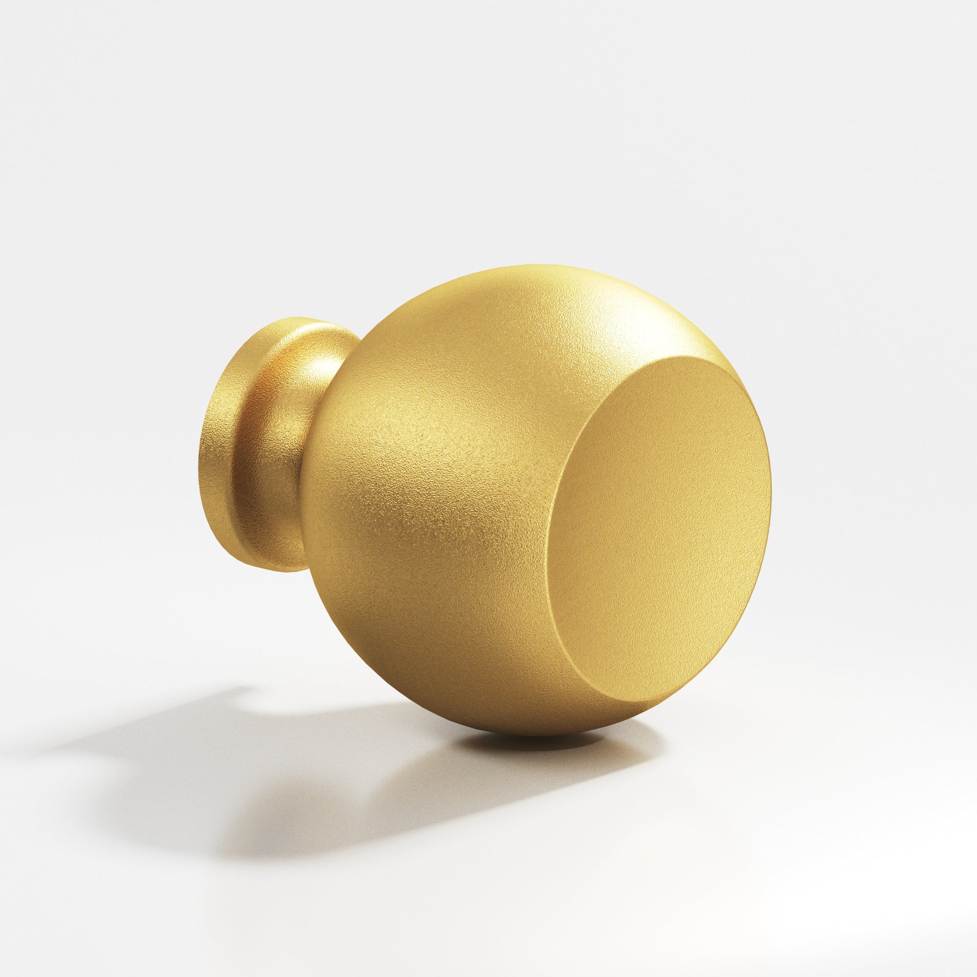 Colonial Bronze Series 183 1.25" Round Cabinet Knob Back-To-Back Shower Kit Frost Brass™ / 1.25"