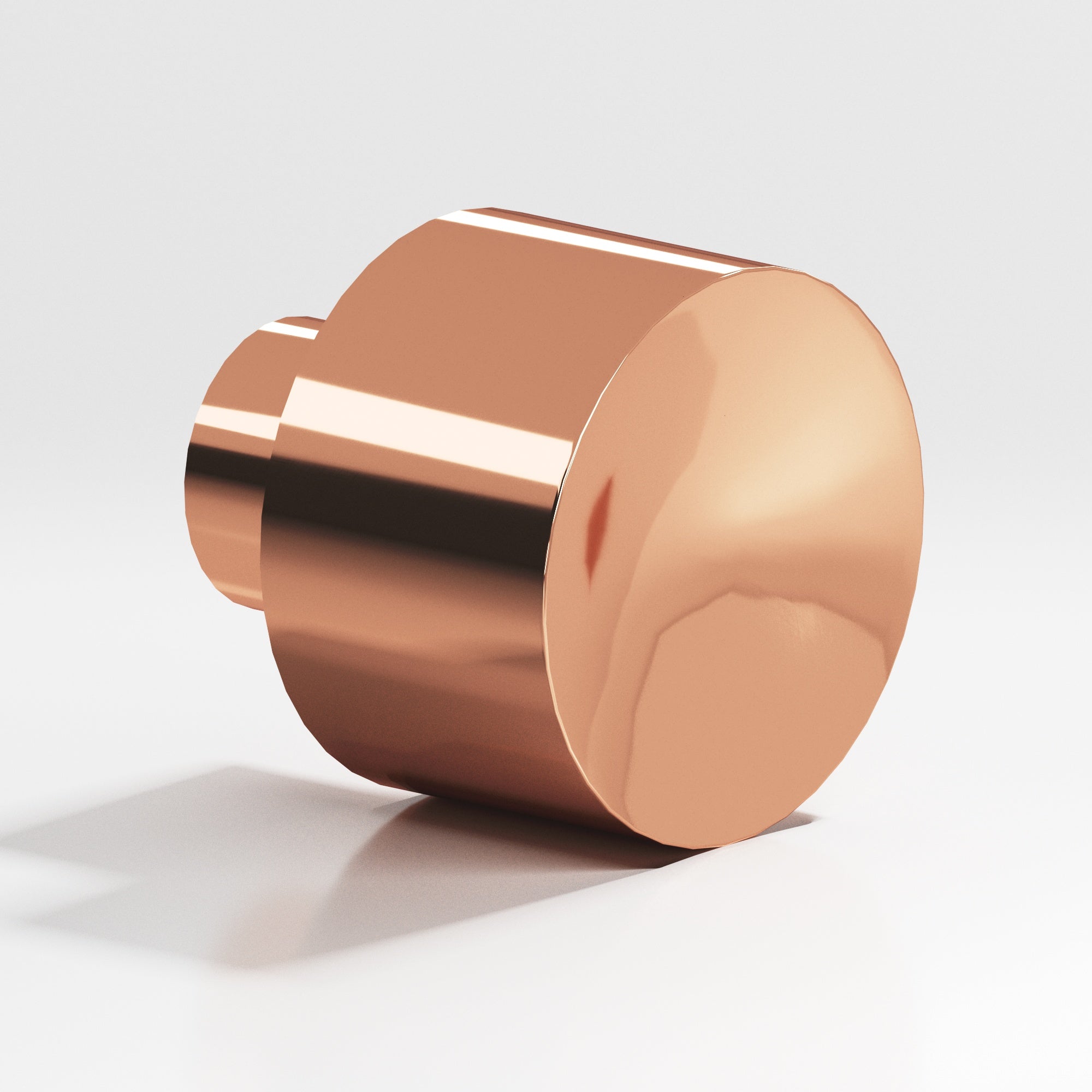 Colonial Bronze Series 185 1.25" Round Cabinet Knob Polished Copper / 1.25"