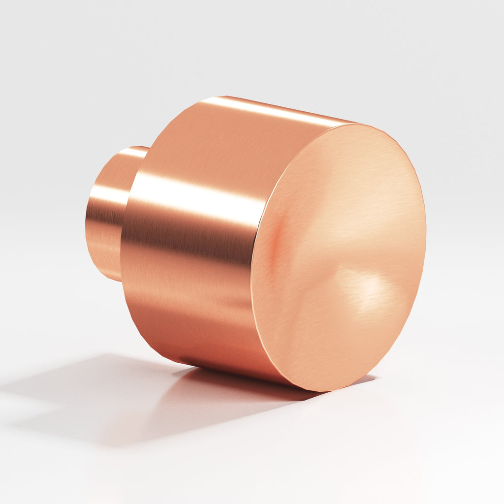 Colonial Bronze Series 185 1.25" Round Cabinet Knob Satin Copper / 1.25"