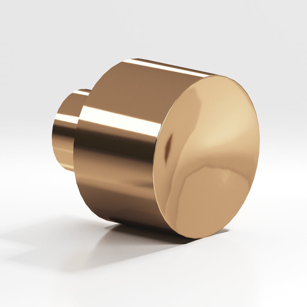 Colonial Bronze Series 185 1.25" Round Cabinet Knob Polished Bronze / 1.25"